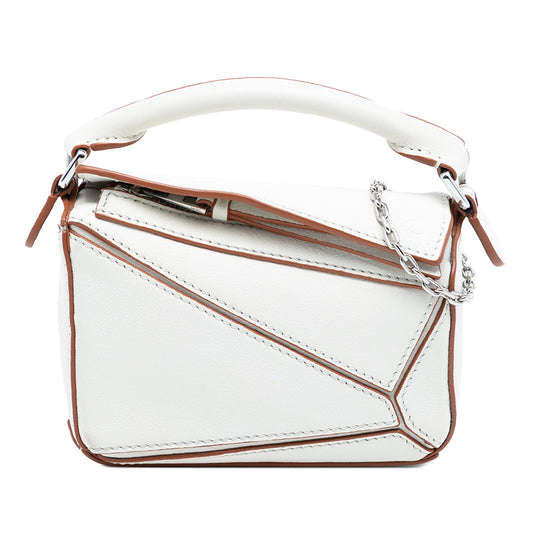 LOEWE Nano Calfskin Puzzle Satchel