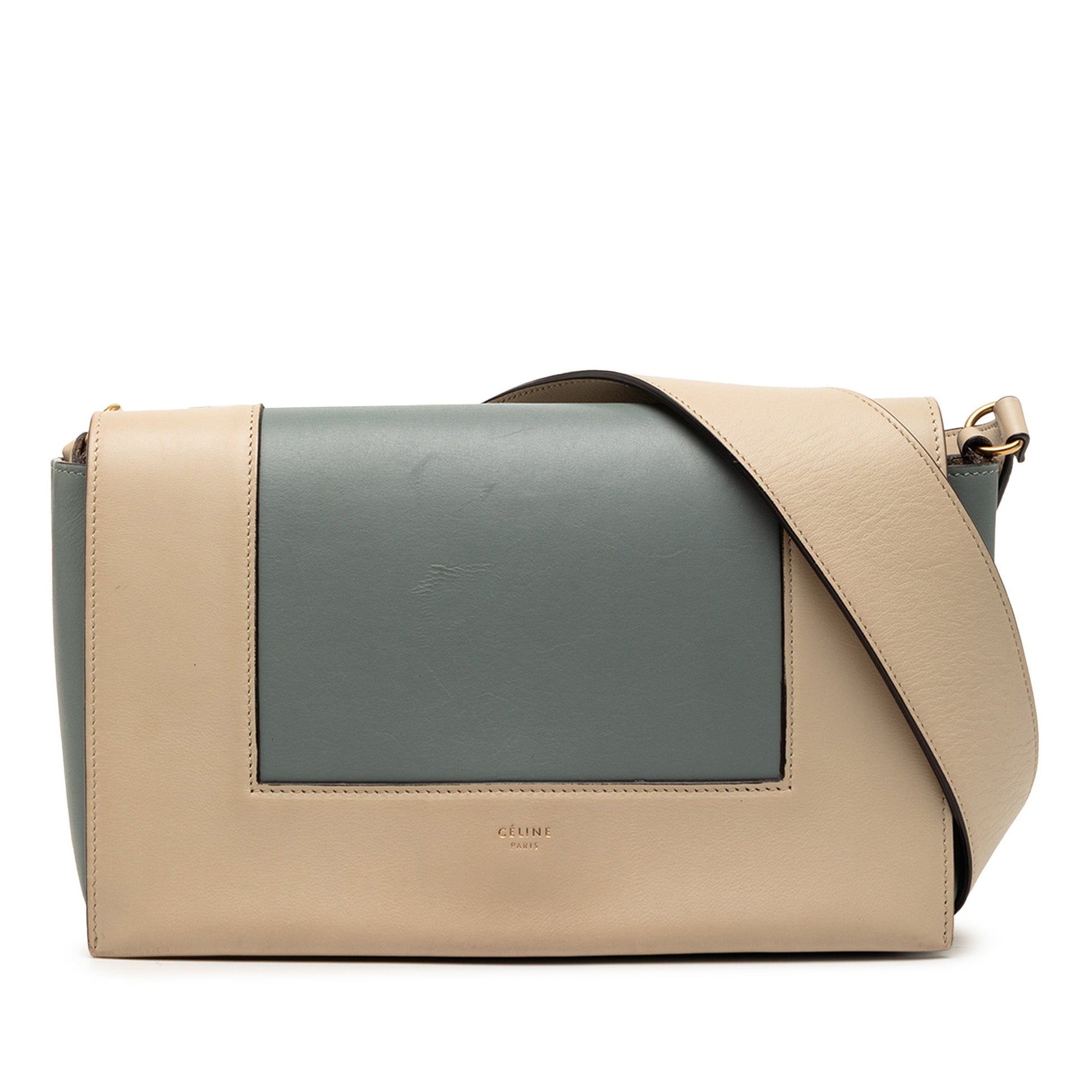 Celine Leather Frame Shoulder Bag