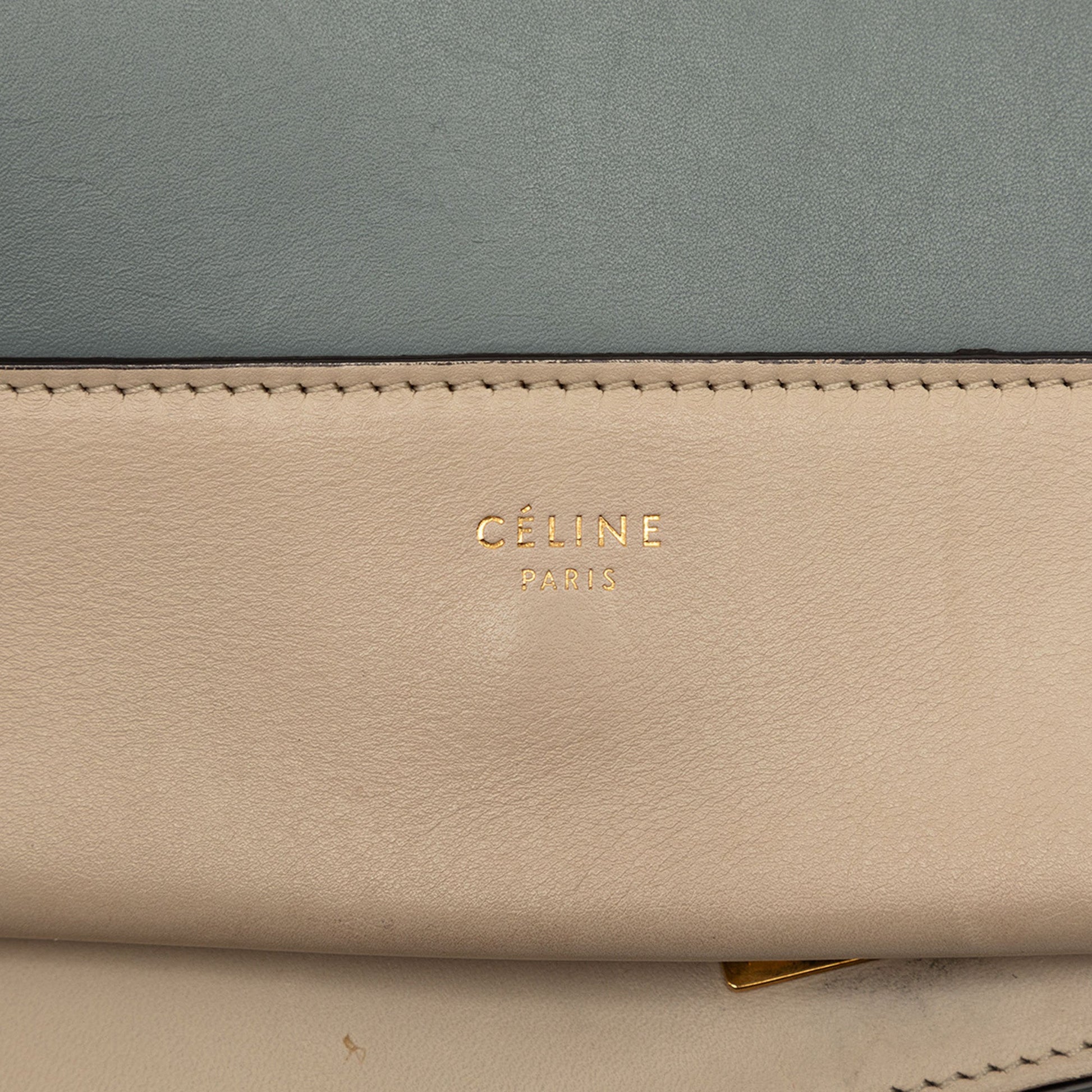 Celine Leather Frame Shoulder Bag