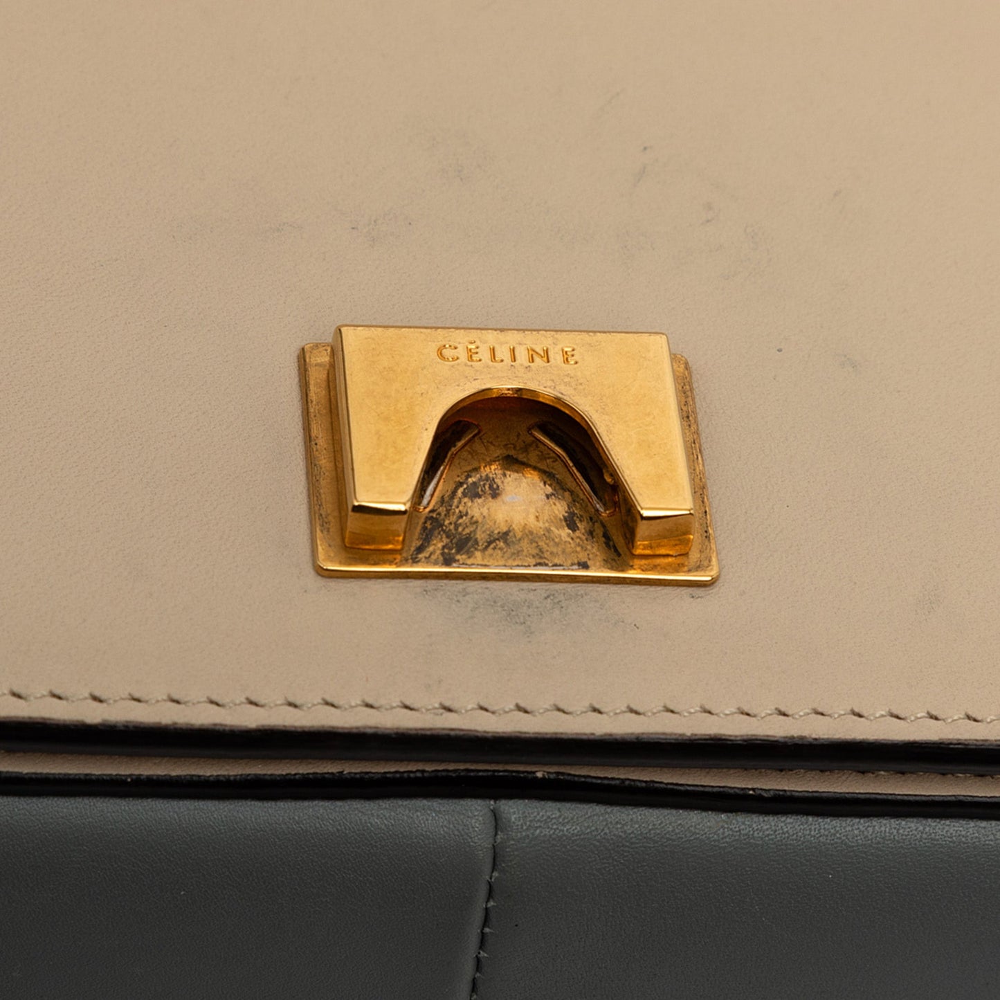 Celine Leather Frame Shoulder Bag