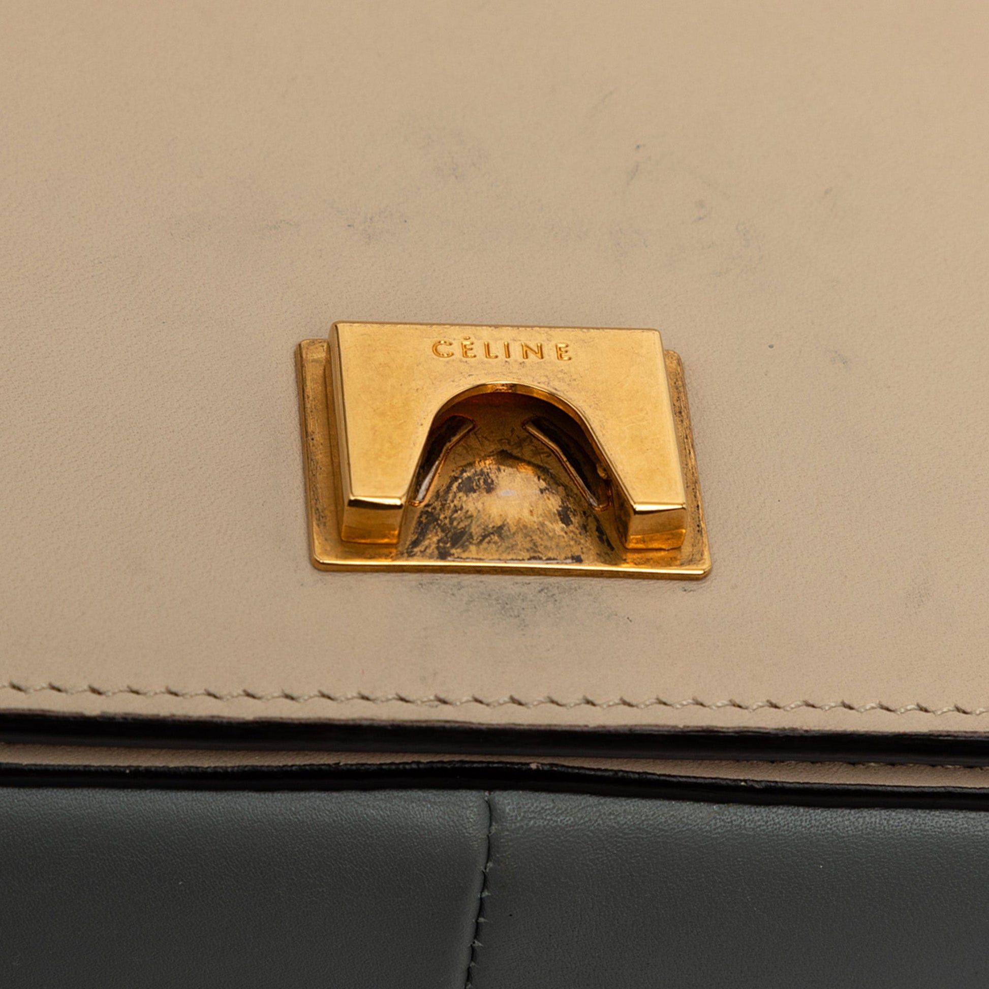 Celine Leather Frame Shoulder Bag