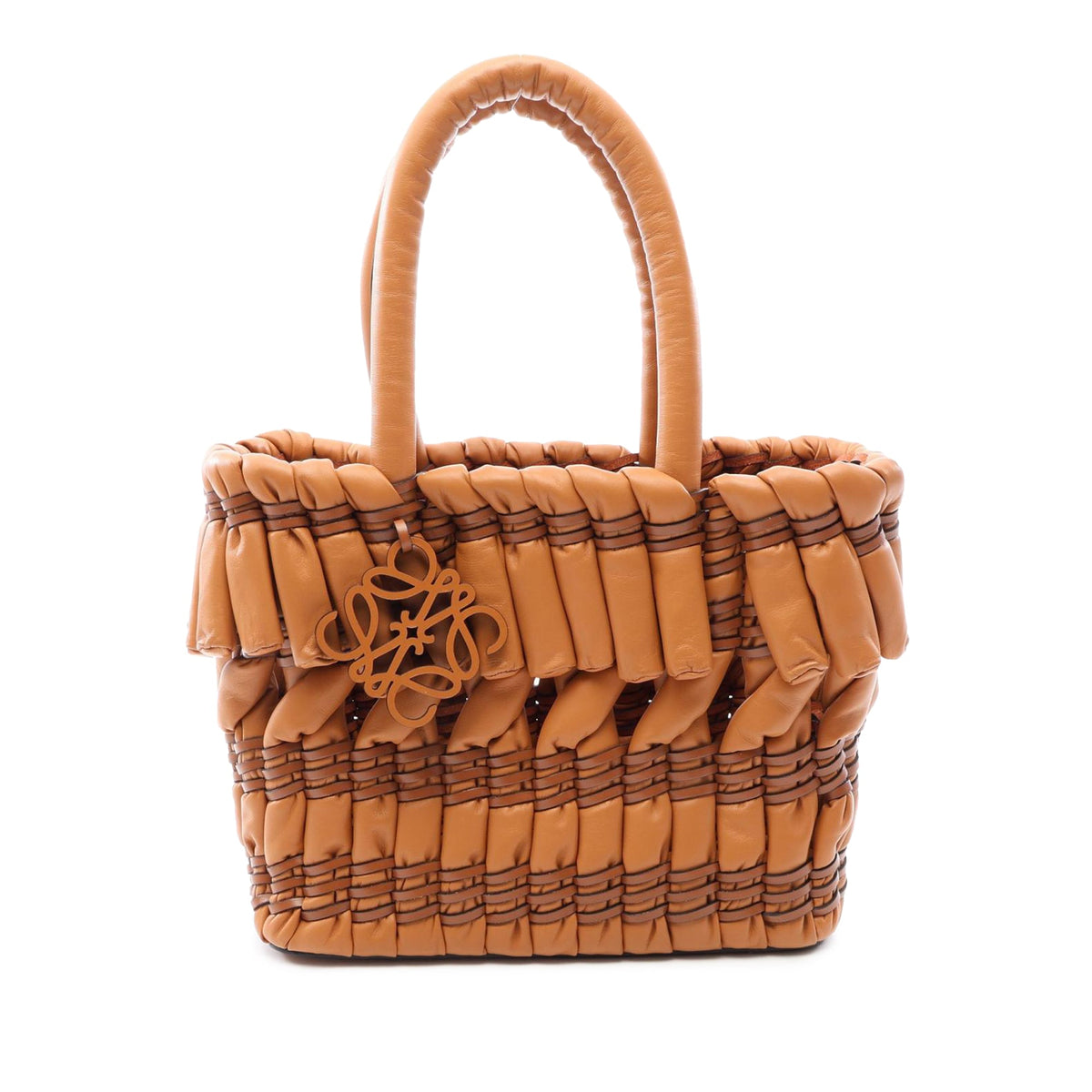 LOEWE Small Nappa Tubular Basket Tote