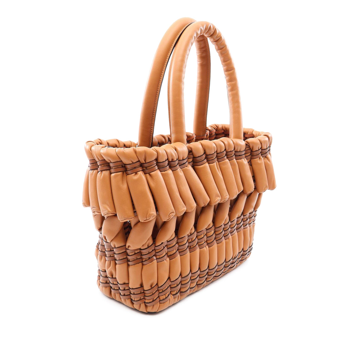LOEWE Small Nappa Tubular Basket Tote