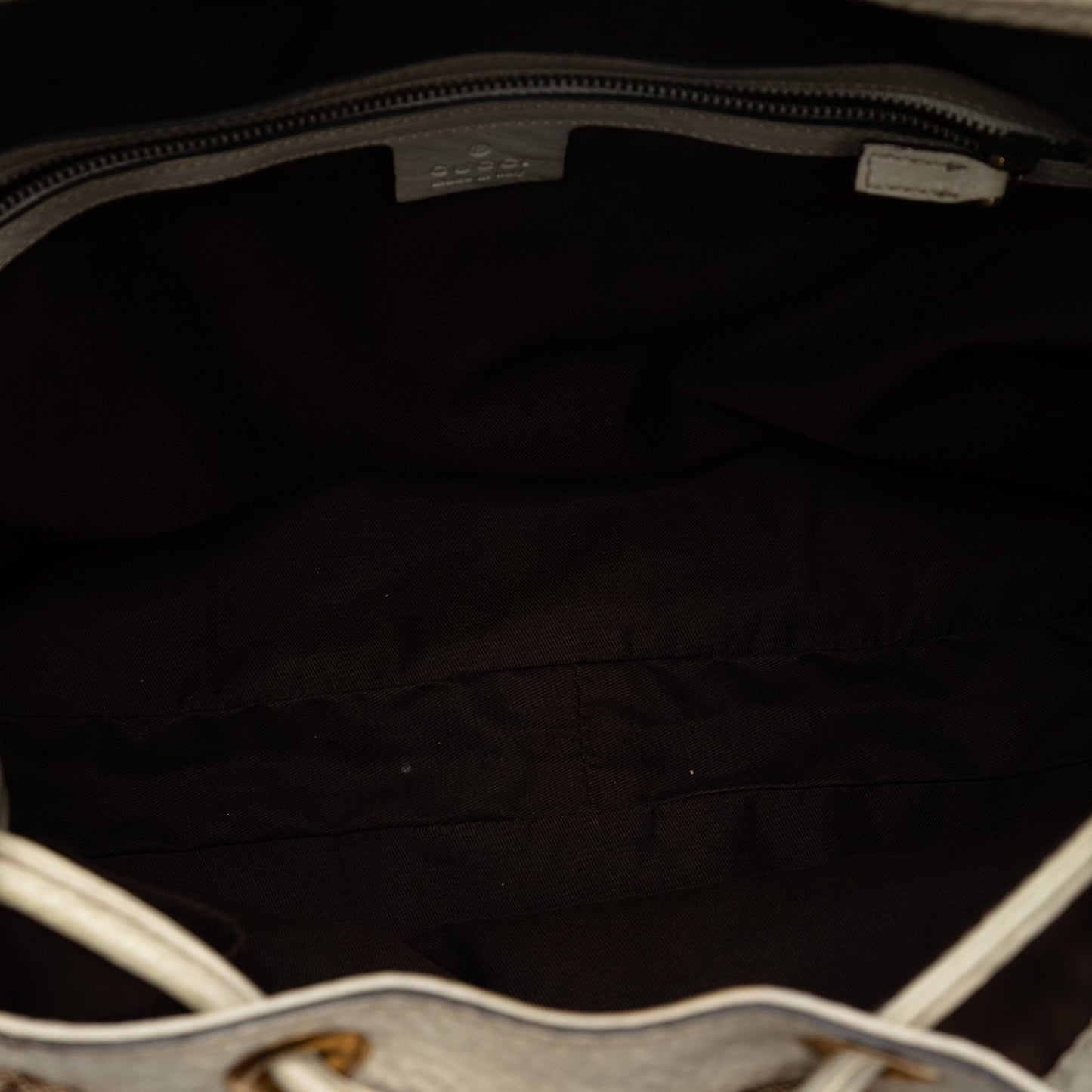 GG Canvas Interlocking Icon Drawstring Hobo