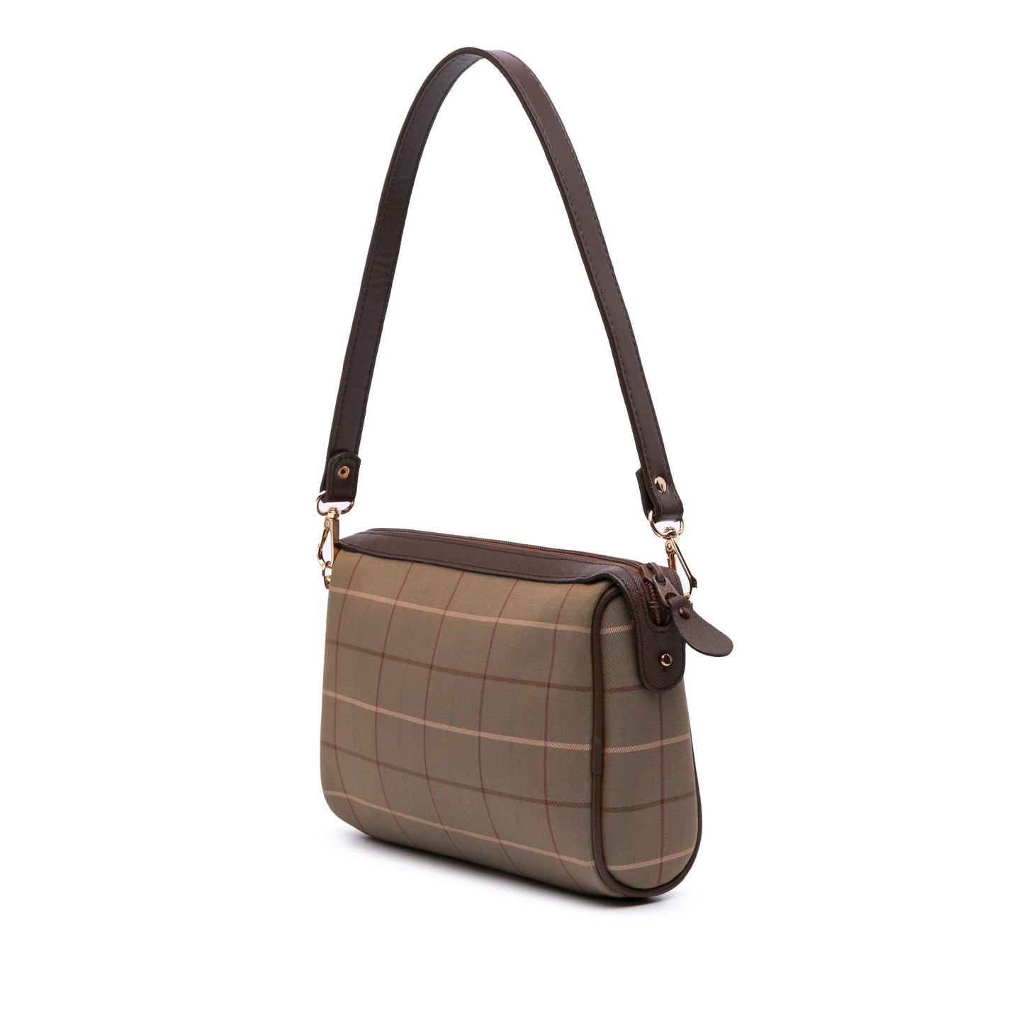 Burberry Vintage Check Canvas Satchel