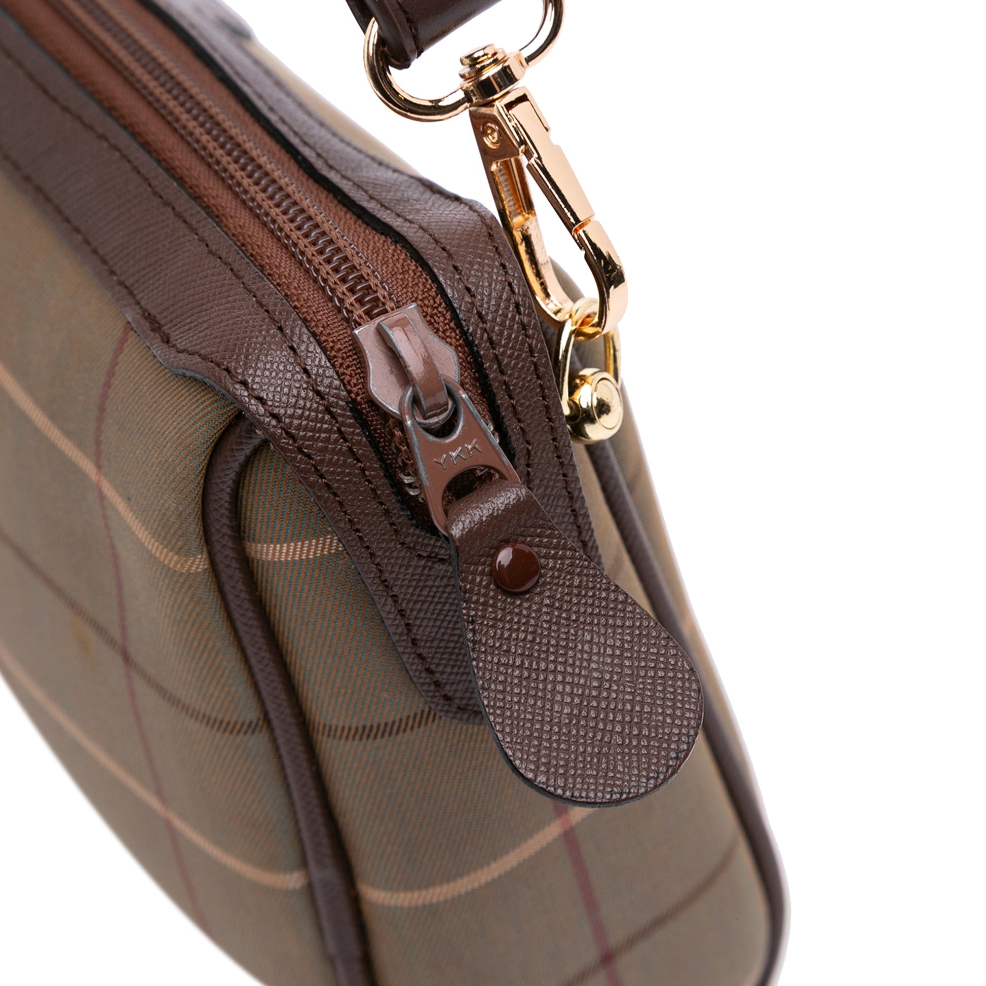 Burberry Vintage Check Canvas Satchel