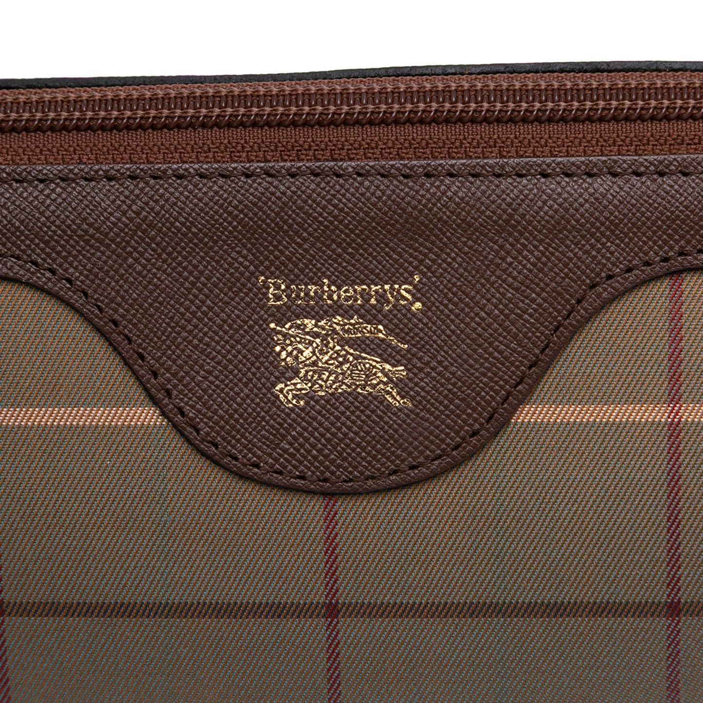 Burberry Vintage Check Canvas Satchel