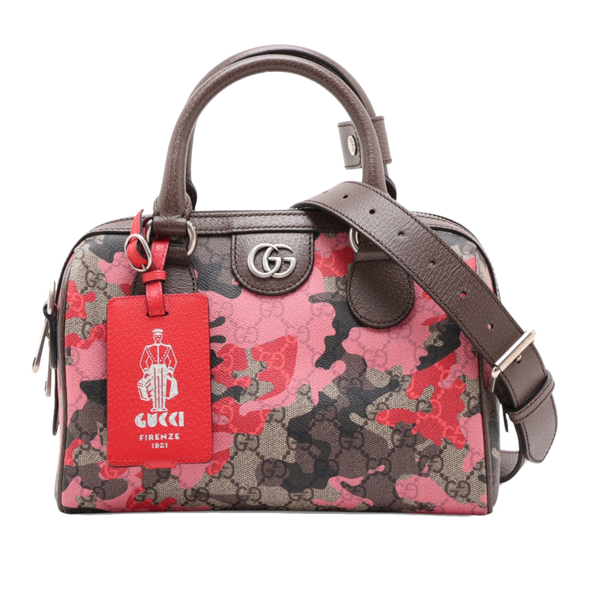 Gucci GG Supreme Camouflage Satchel