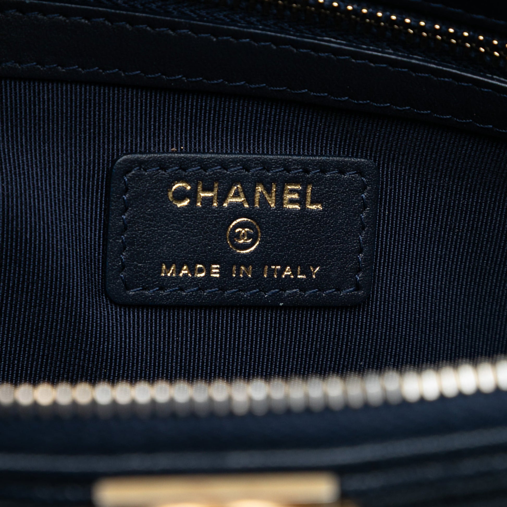 Chanel Medium Quilted Caviar Boy O Case Clutch