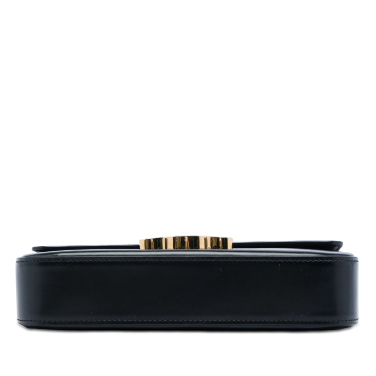 Celine Shiny Calfskin Triomphe Claude Shoulder Bag