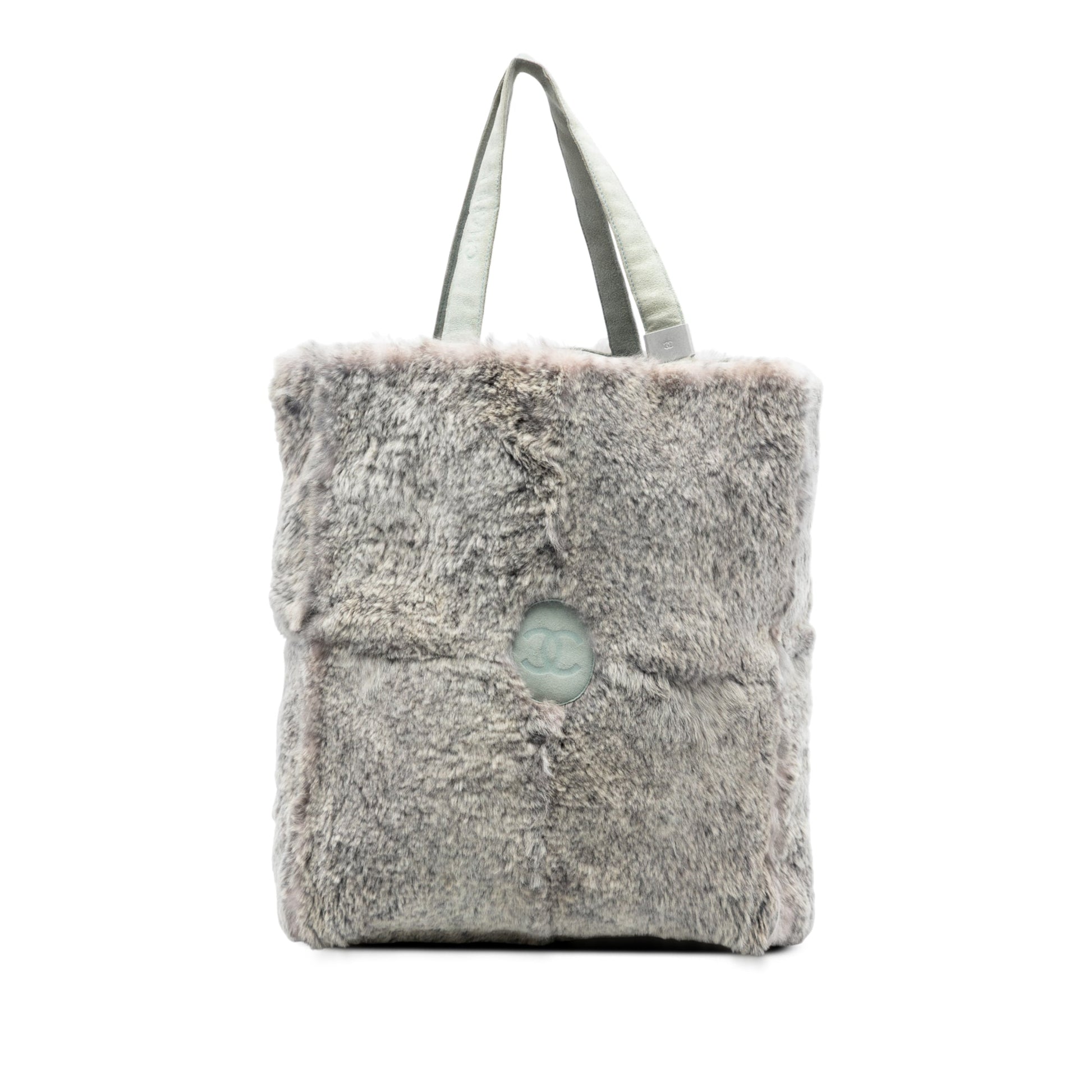 Chanel CC Lapin Fur Tote