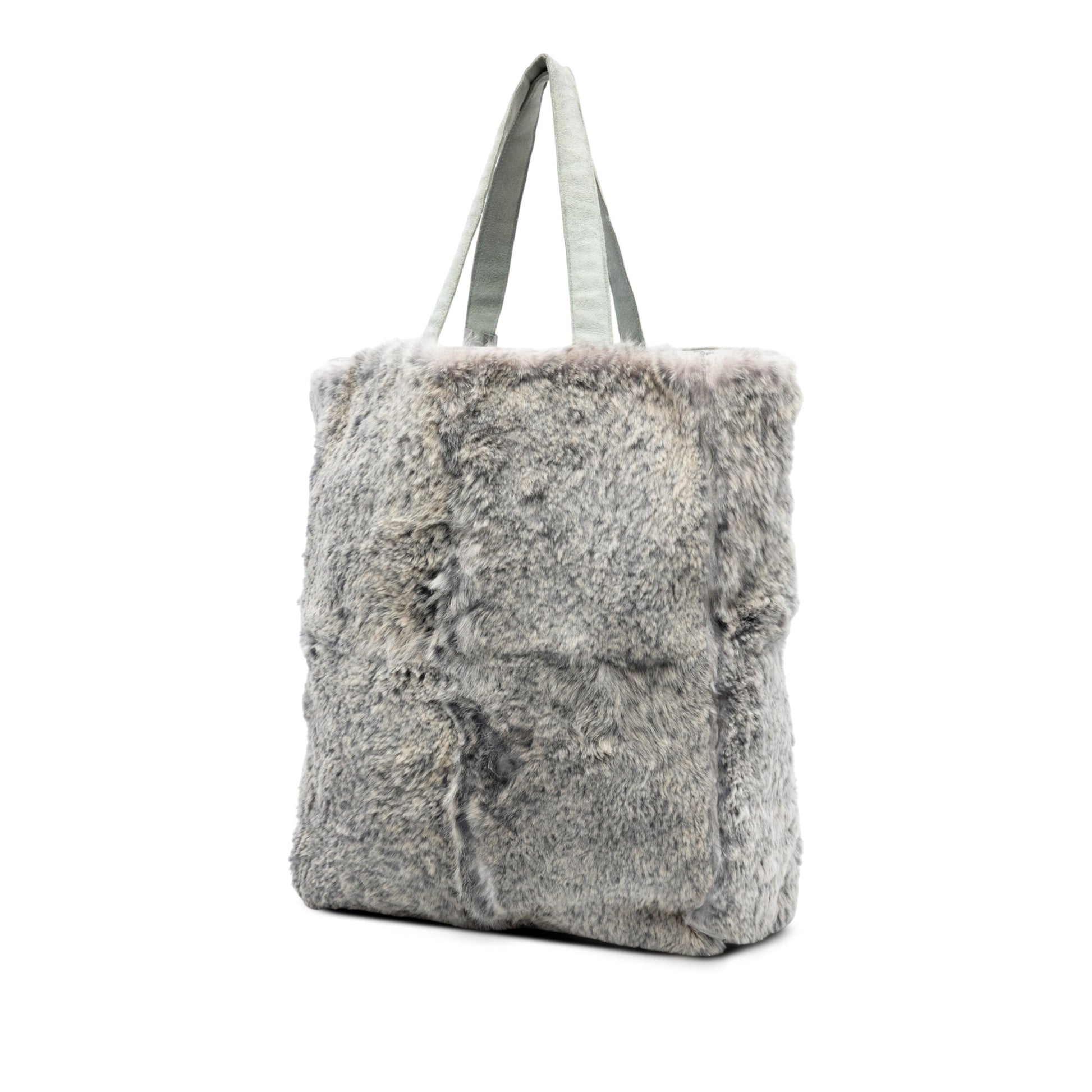 Chanel CC Lapin Fur Tote
