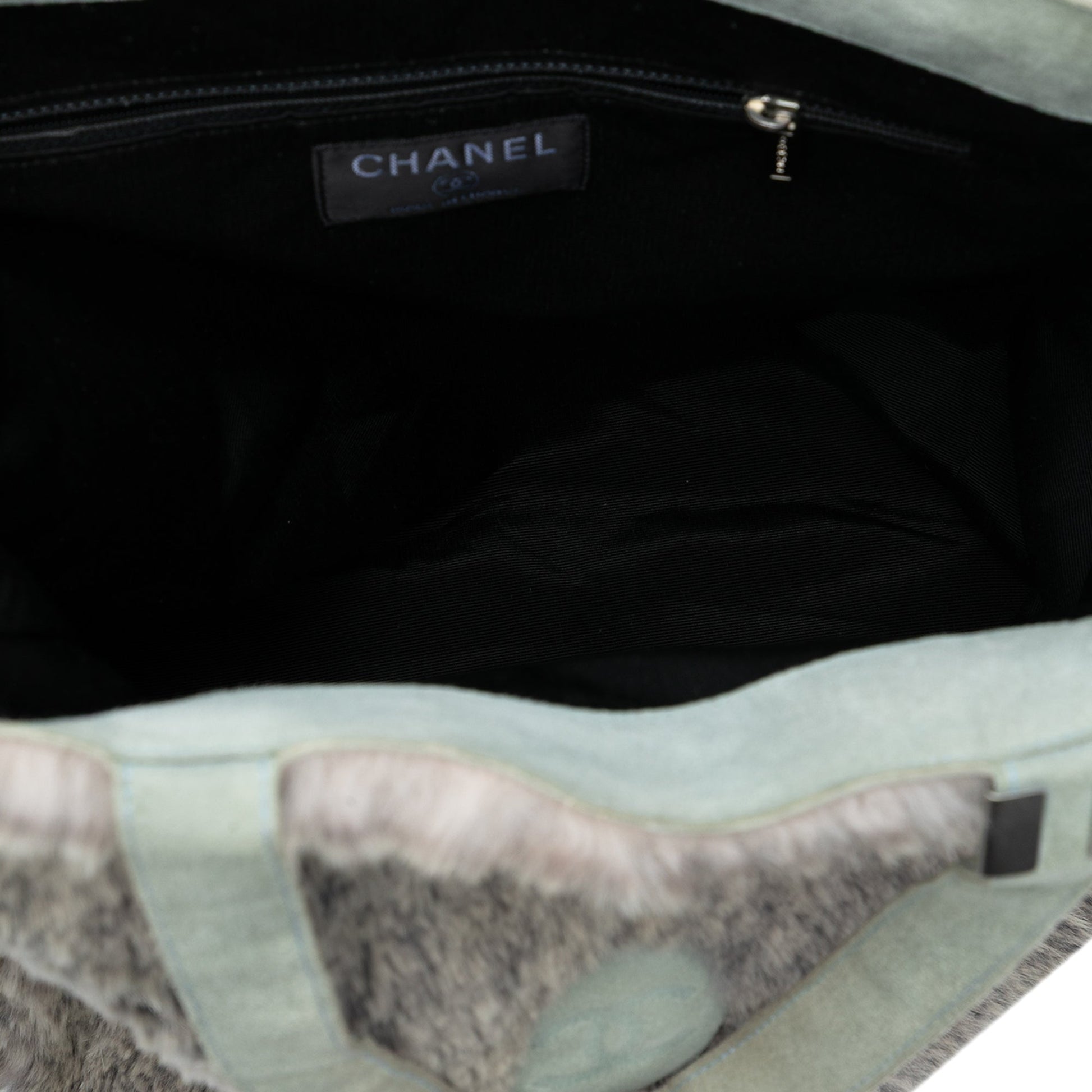 Chanel CC Lapin Fur Tote