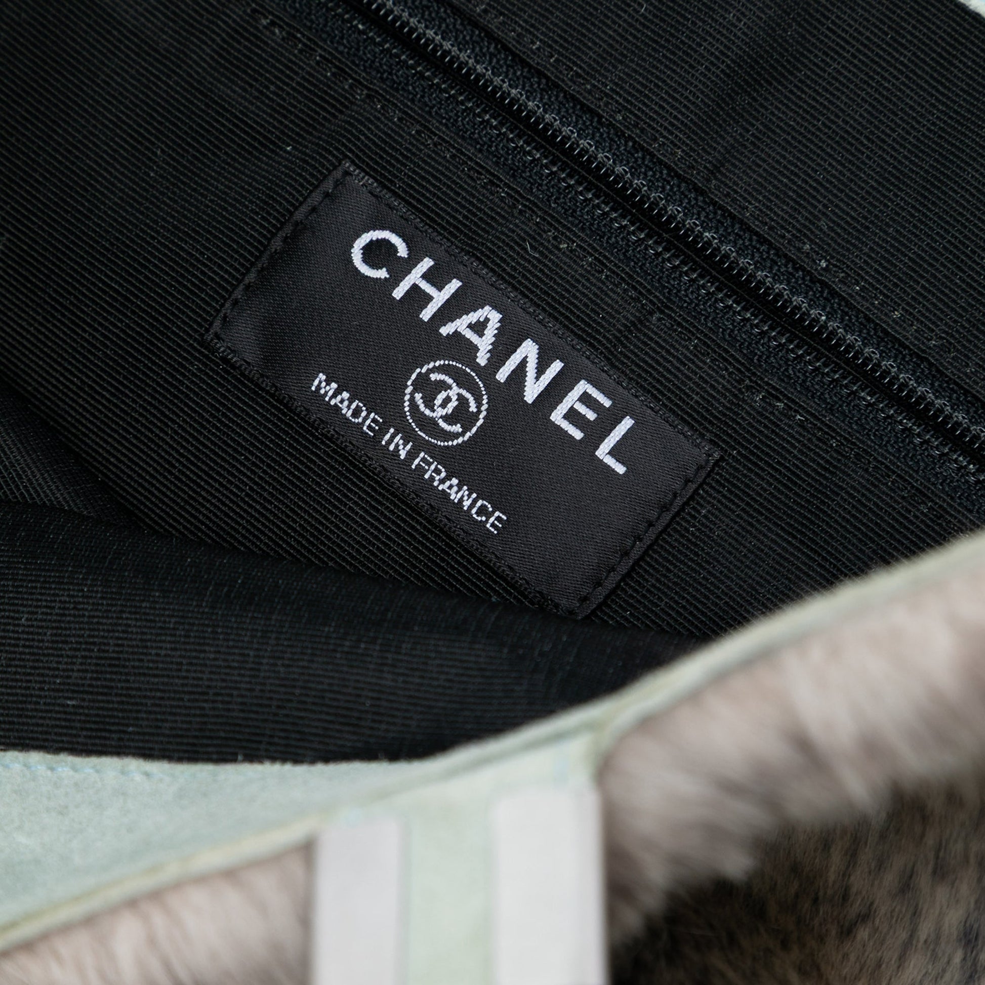 Chanel CC Lapin Fur Tote