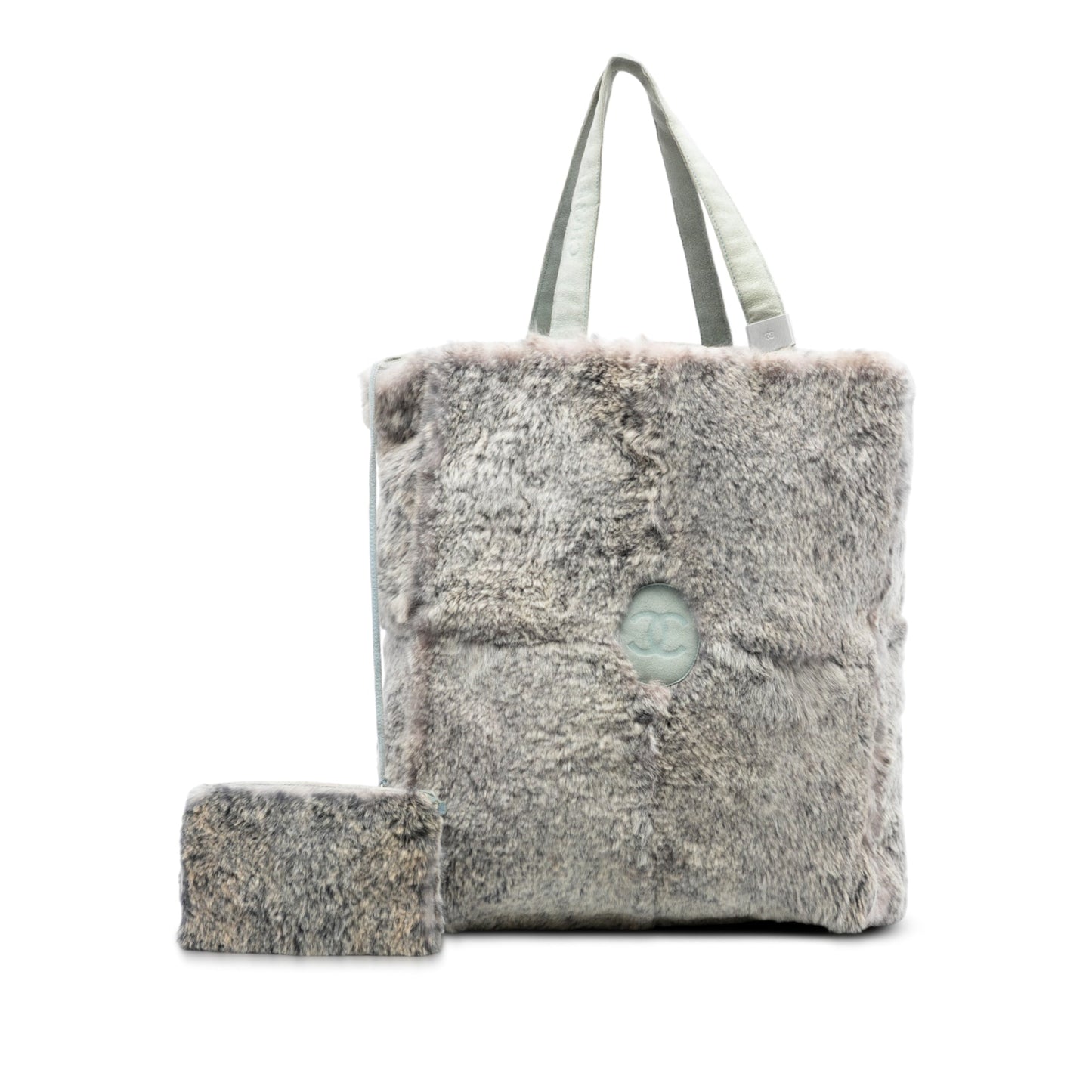 Chanel CC Lapin Fur Tote