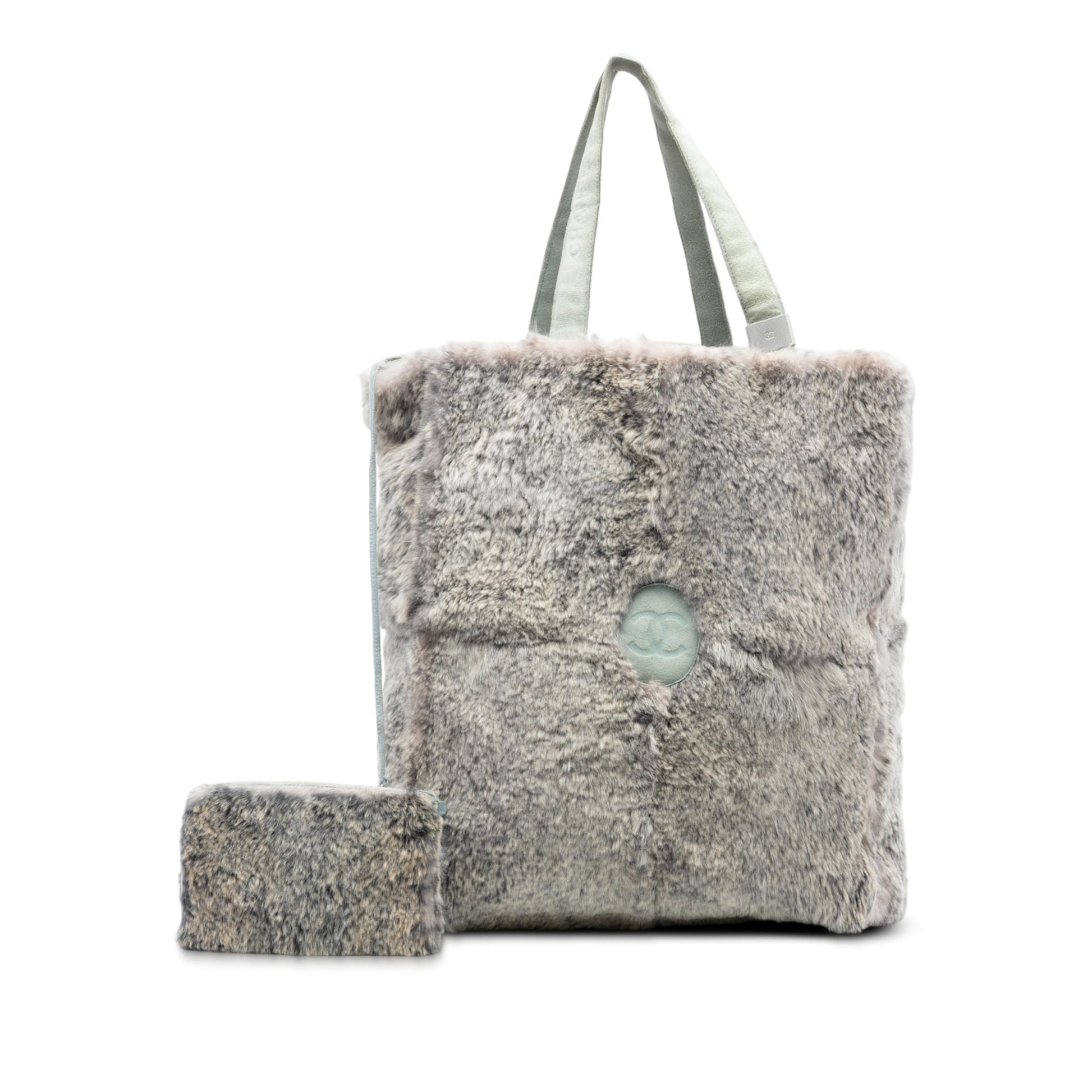 Chanel CC Lapin Fur Tote