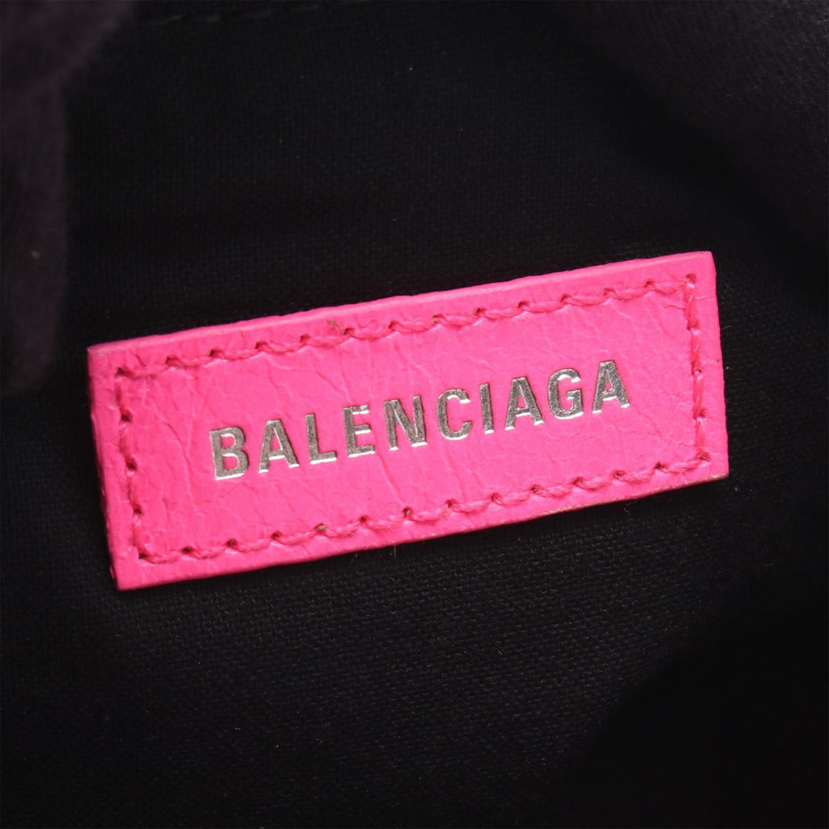 Balenciaga XS Le Cagole Ribbon Shoulder Bag — Pink