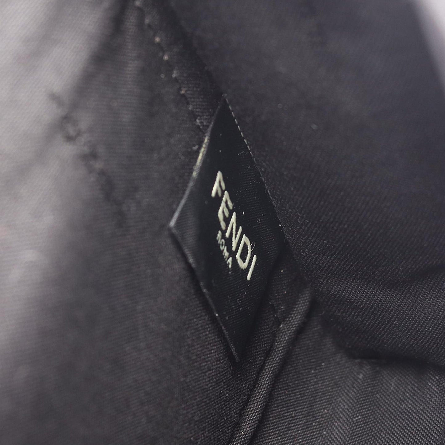 Fendi Zucca Canvas Double Baguette Crossbody