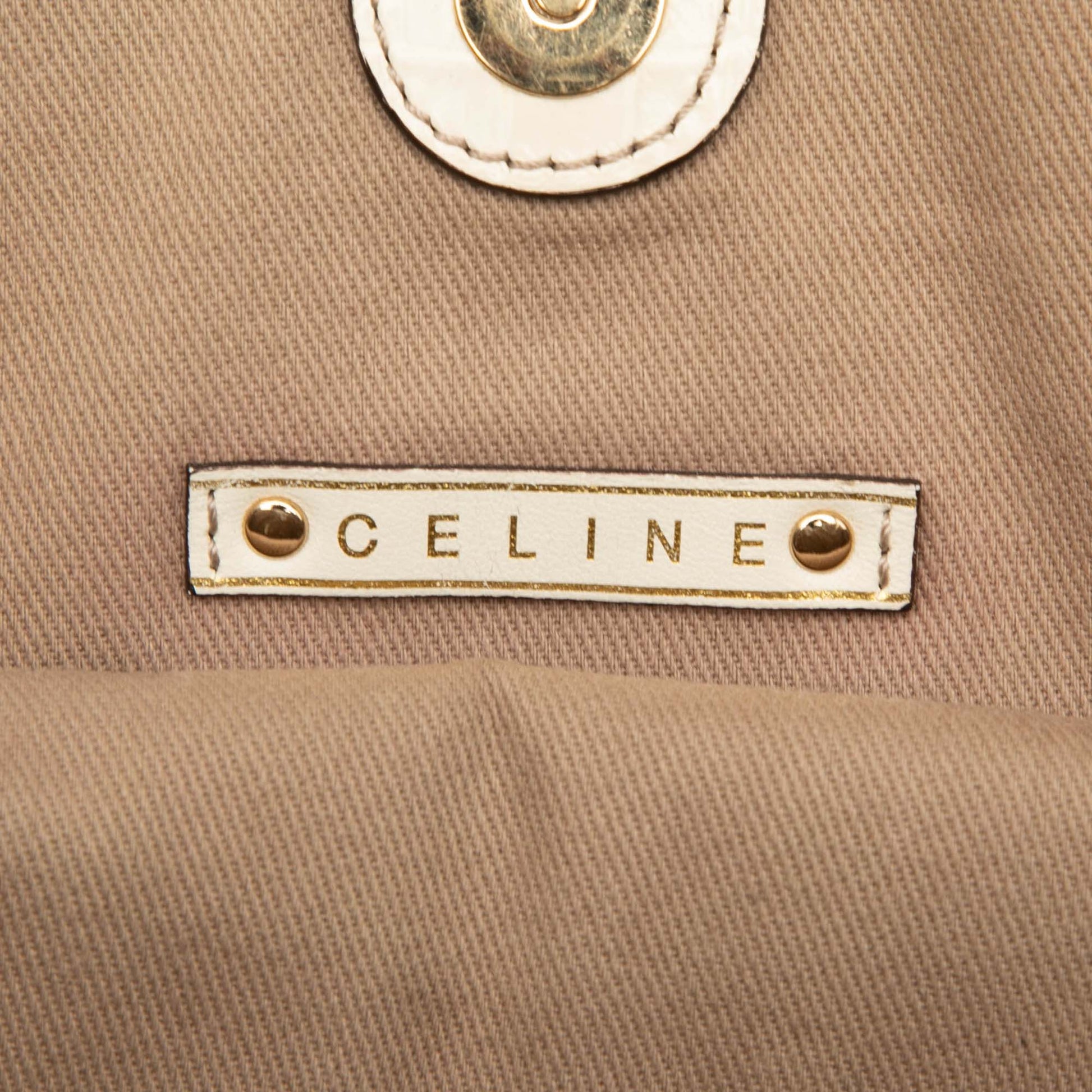 Celine Macadam Canvas Bittersweet Hobo