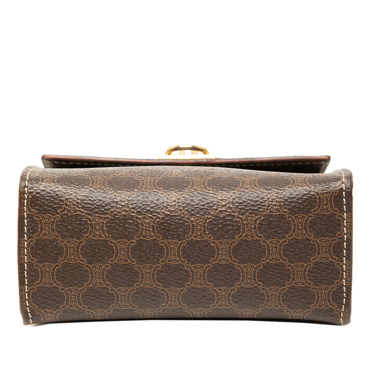 Celine Mini Macadam Coated Canvas Top Handle Bag