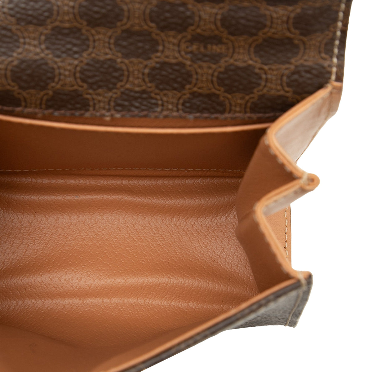 Celine Mini Macadam Coated Canvas Top Handle Bag
