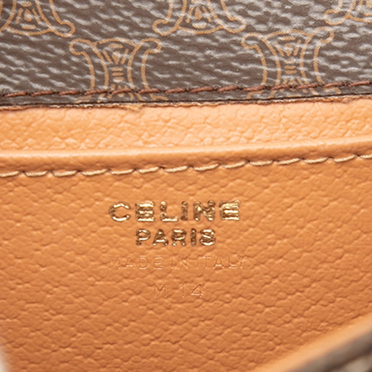Celine Mini Macadam Coated Canvas Top Handle Bag