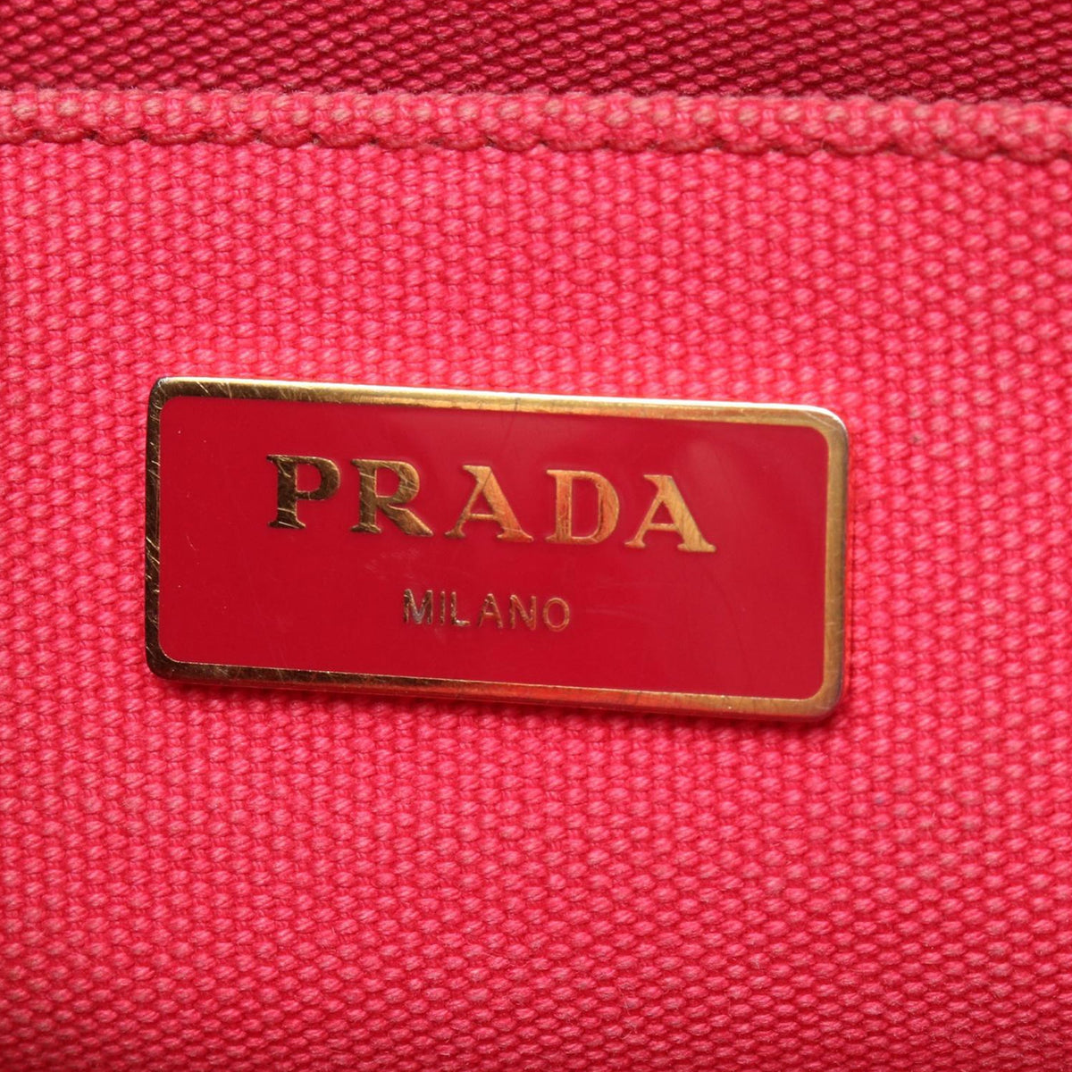 Prada Mini Canapa Logo Tote