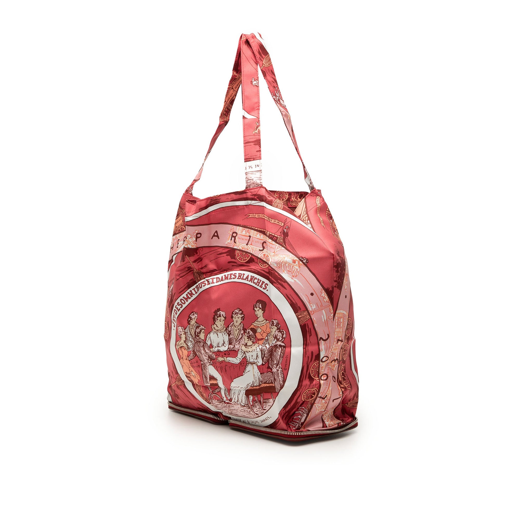 Hermès Jeu des Omnibus et Dames Blanches Silky Pop Tote