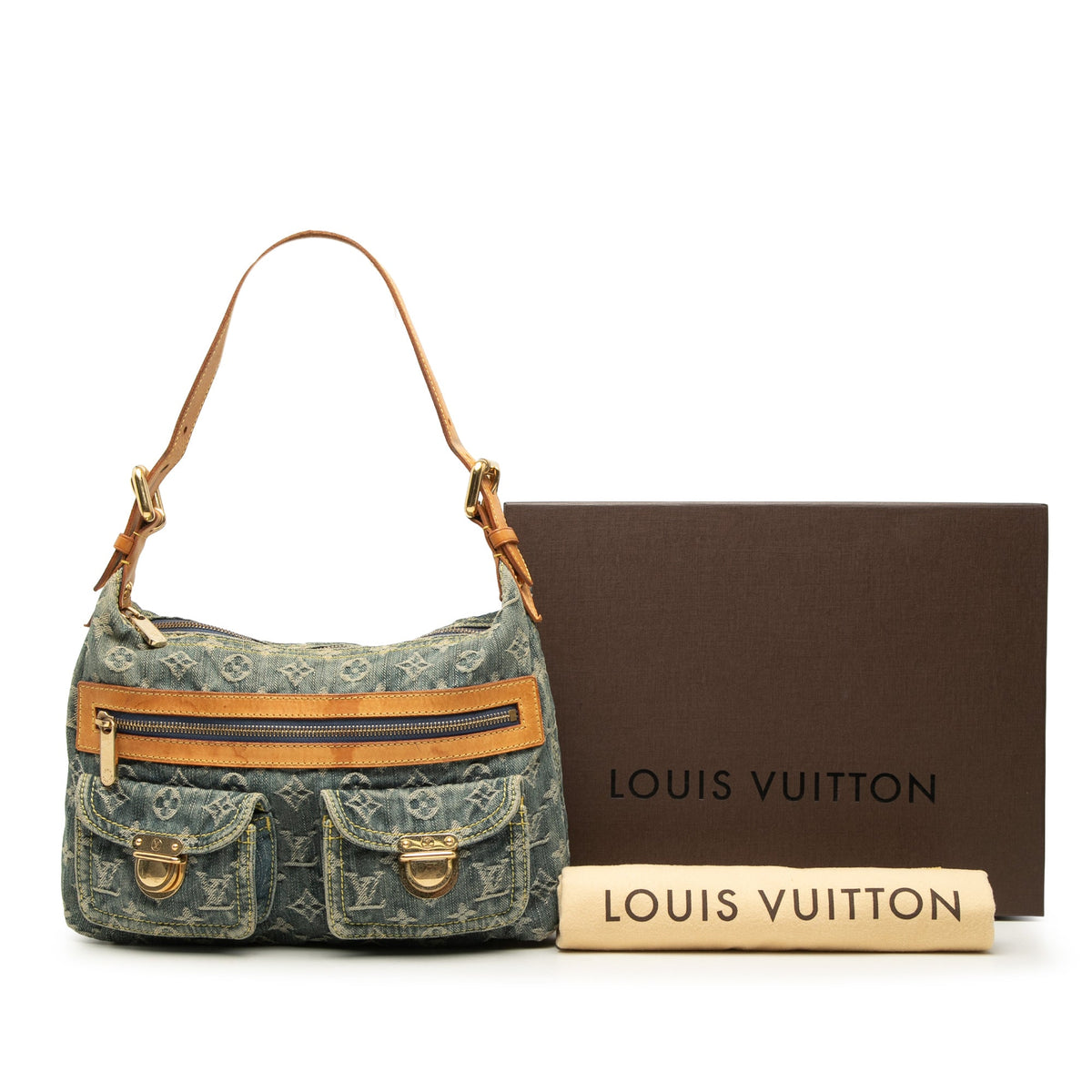 Louis Vuitton Monogram Denim Baggy PM