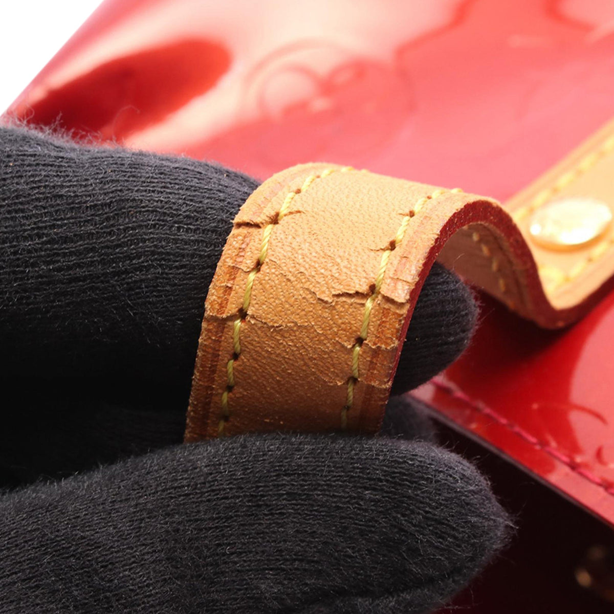 Louis Vuitton Monogram Vernis Reade PM — Red