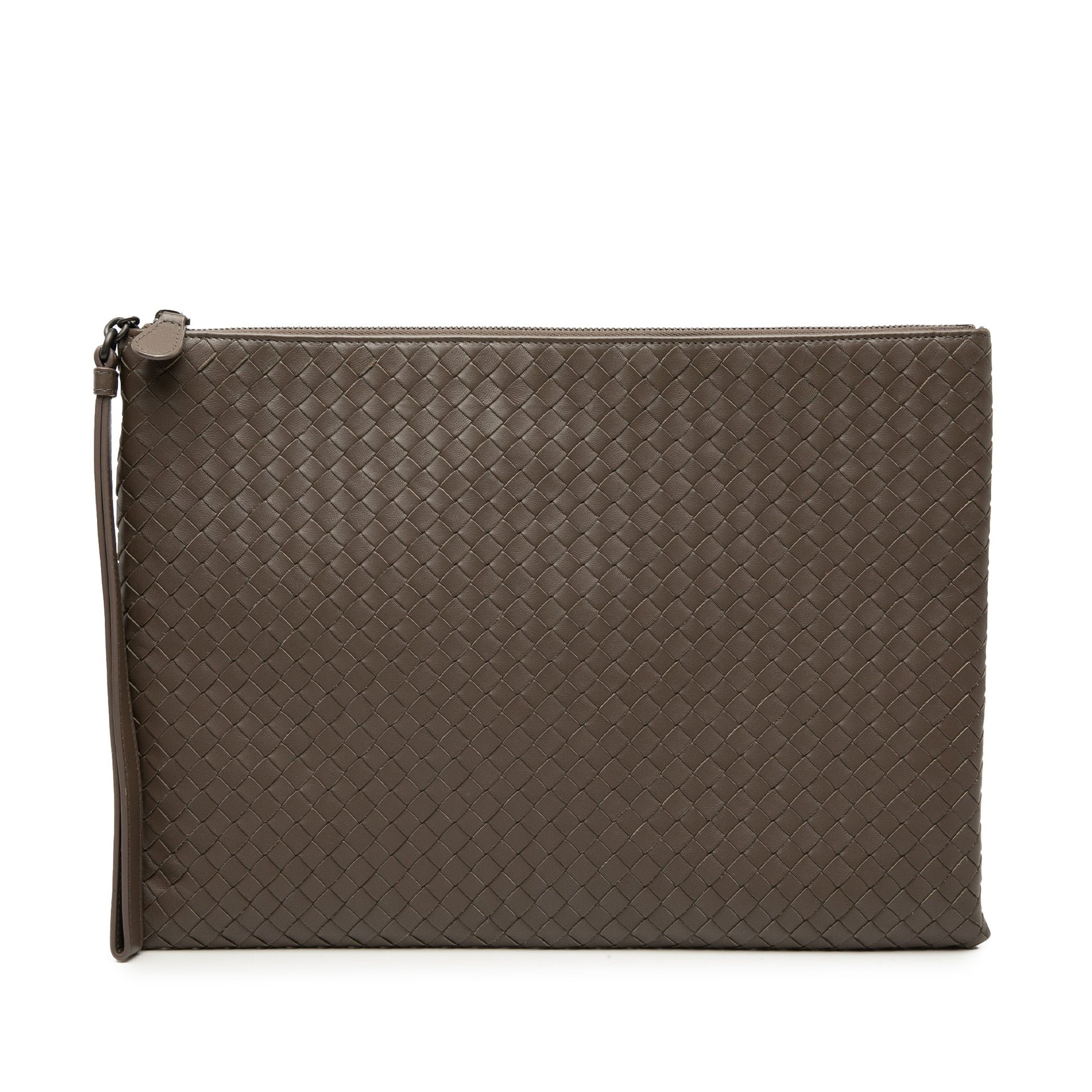 Bottega Veneta Nappa Intrecciato Wristlet Clutch