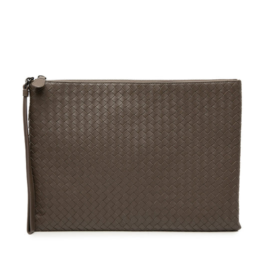 Bottega Veneta Nappa Intrecciato Wristlet Clutch