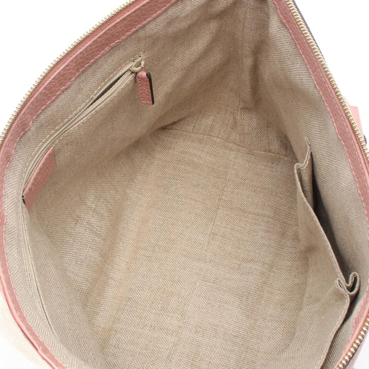 Gucci Grained Leather Interlocking G Satchel
