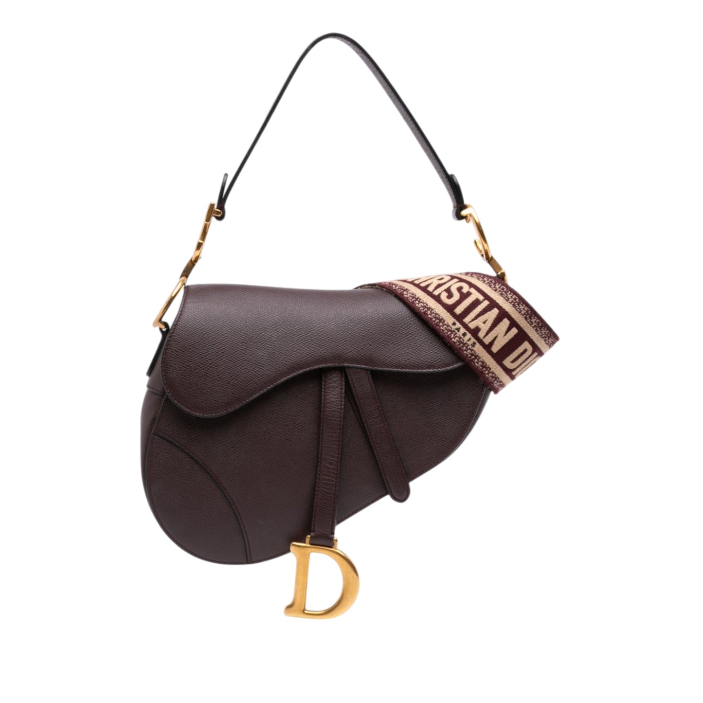 Dior Mini Grained Calfskin Saddle Bag