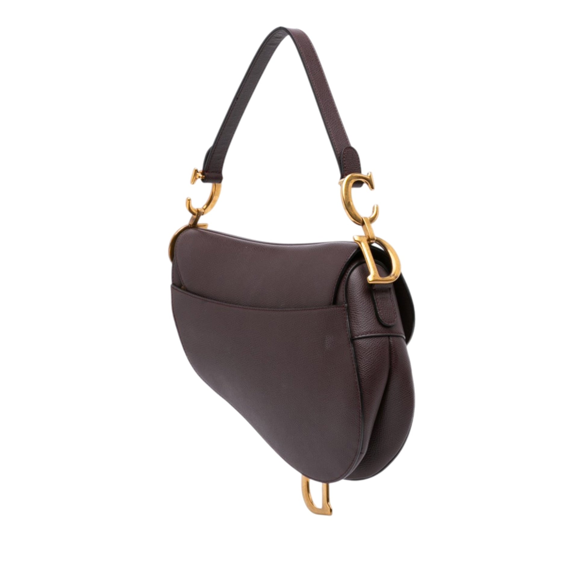 Dior Mini Grained Calfskin Saddle Bag