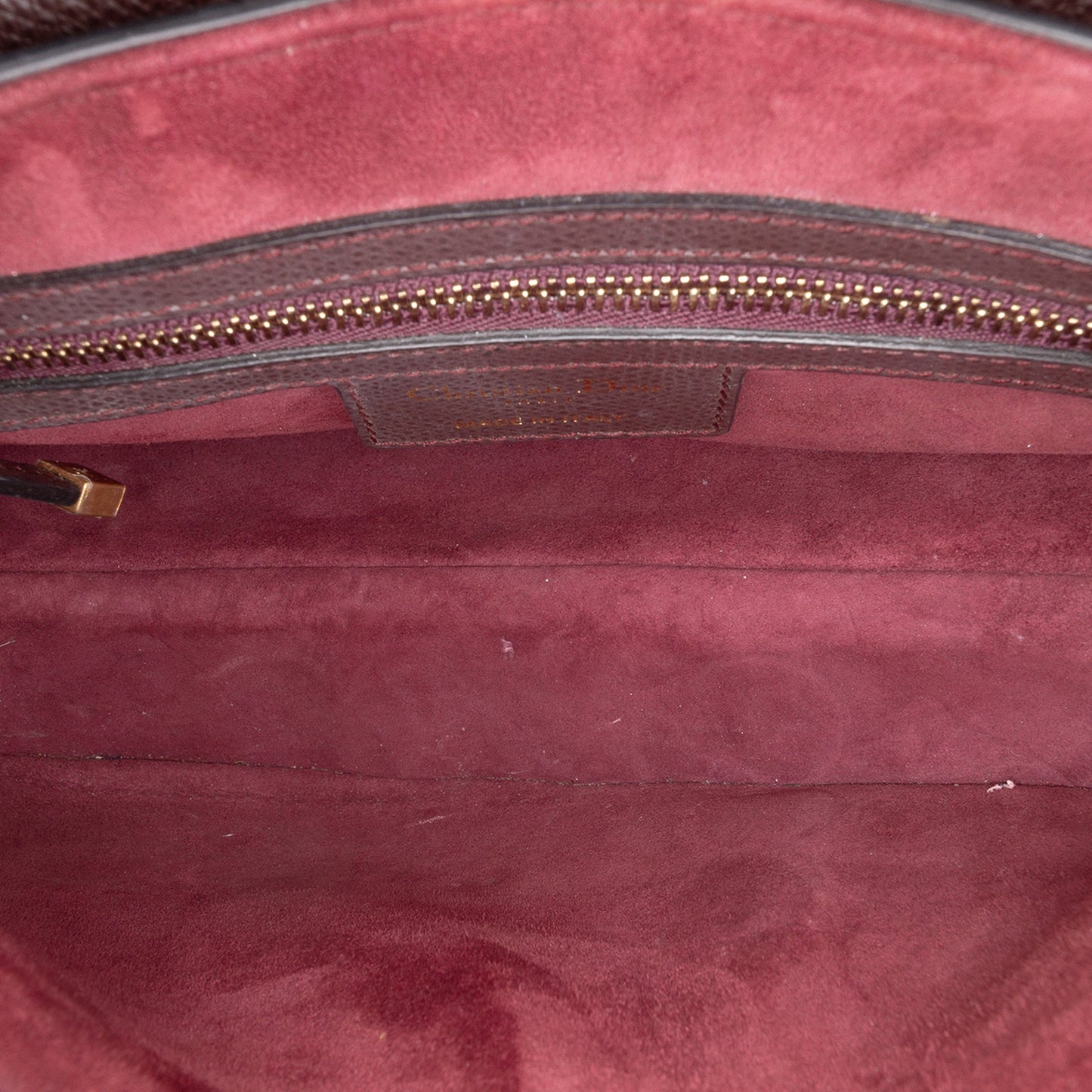 Dior Mini Grained Calfskin Saddle Bag