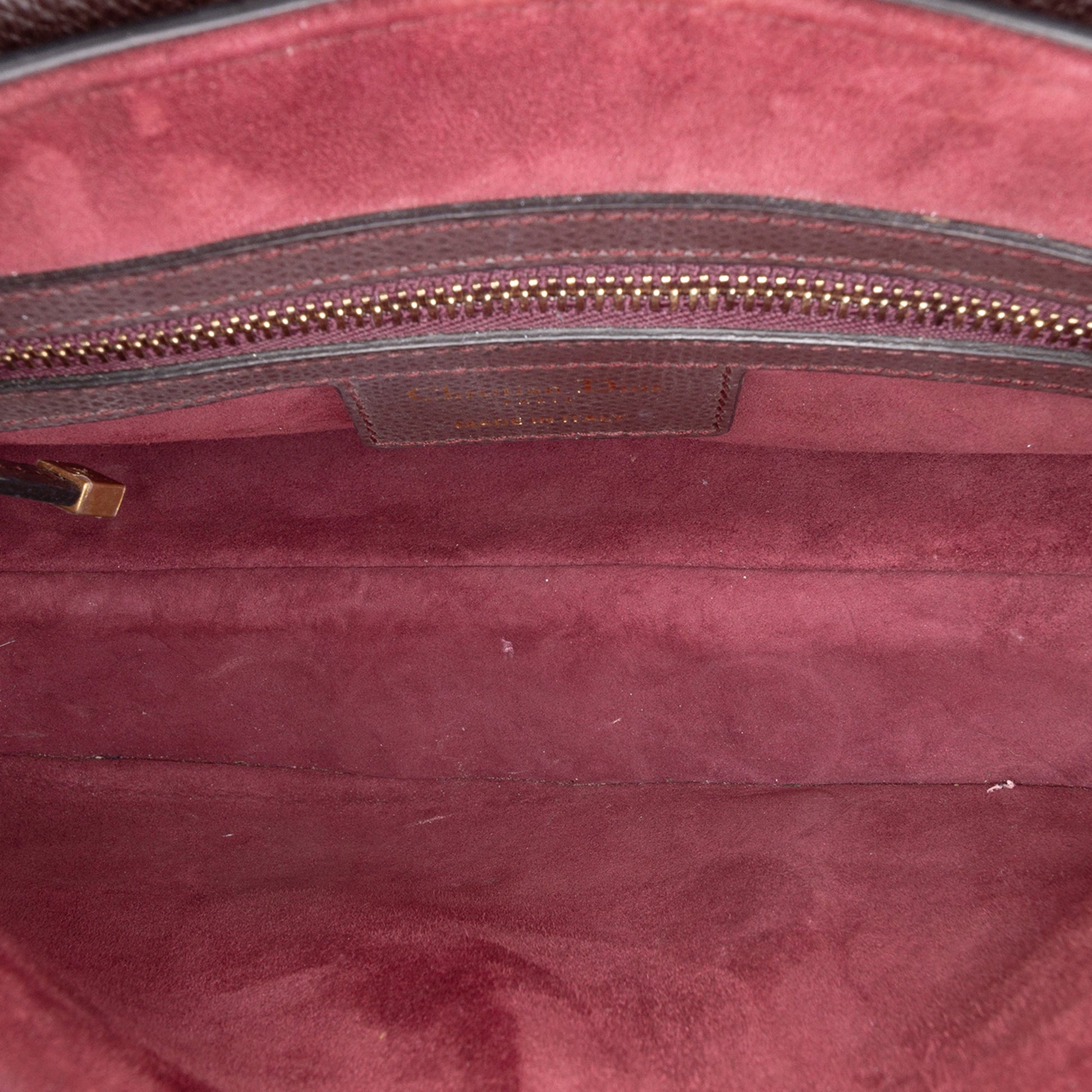 Dior Mini Grained Calfskin Saddle Bag