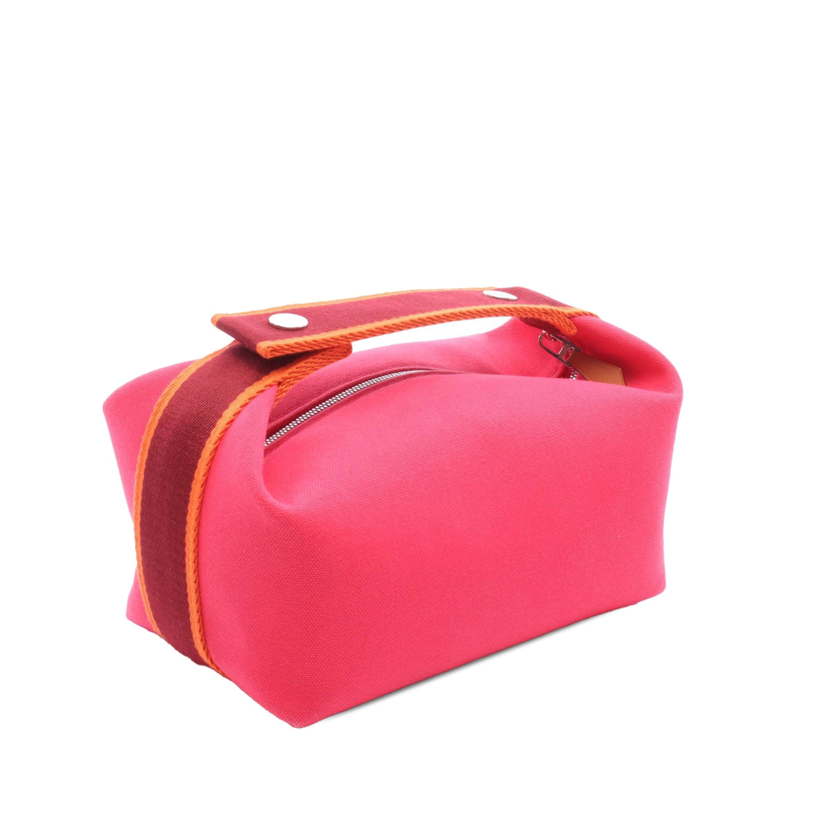 Hermès Small Toile Bride A Brac Case — Pink