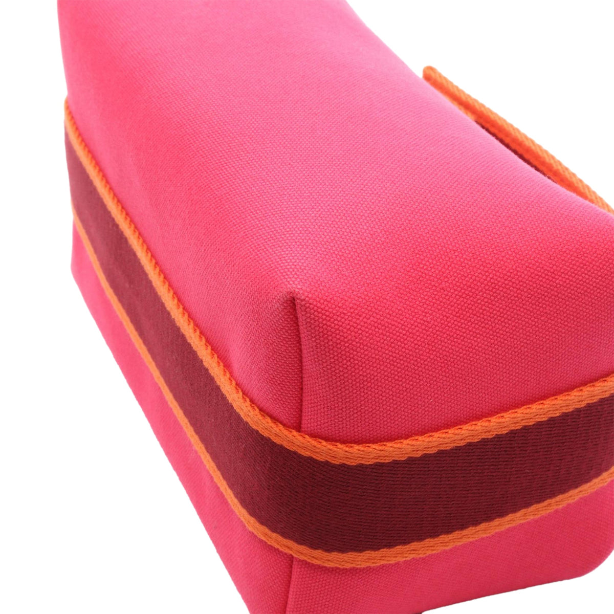 Hermès Small Toile Bride A Brac Case — Pink