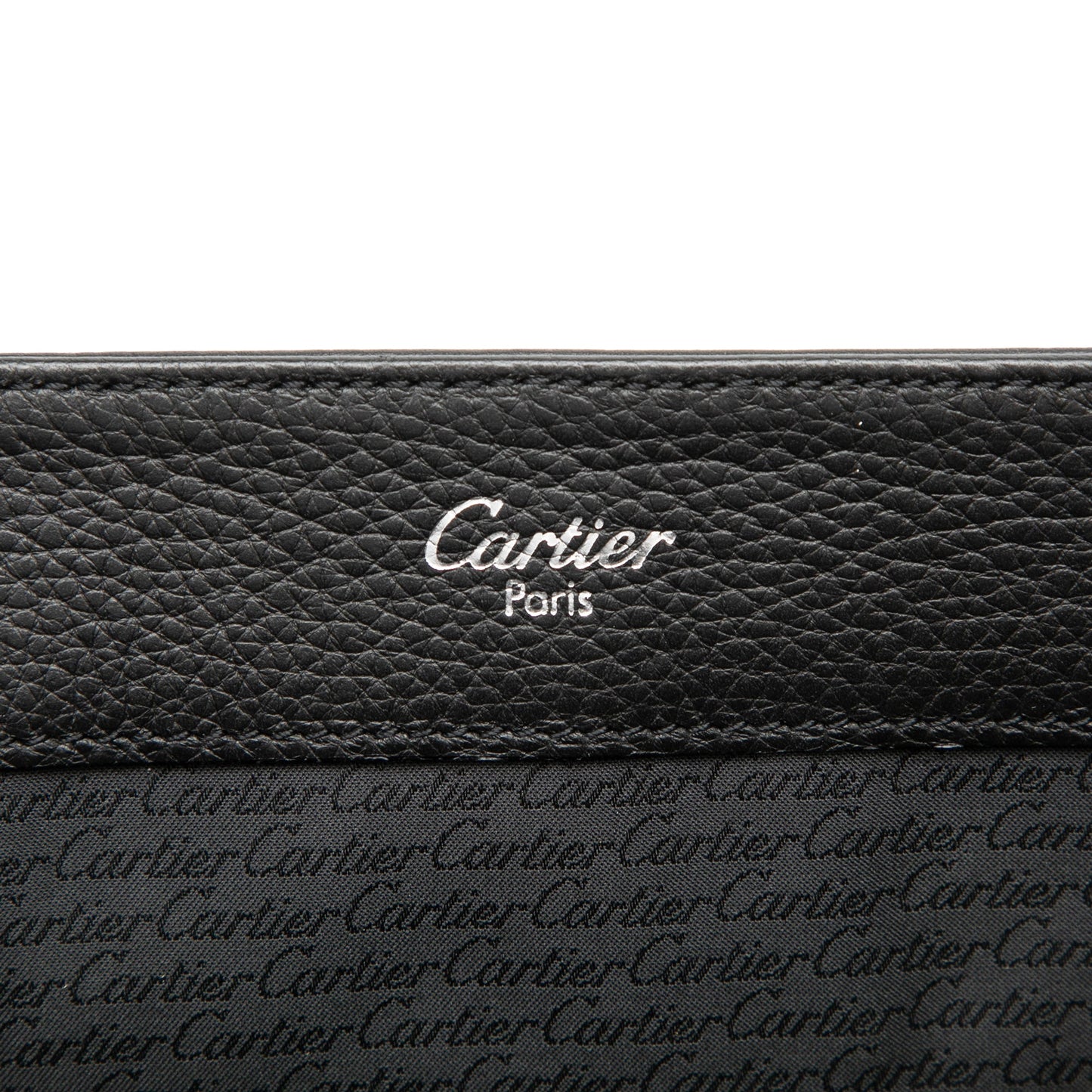 Cartier Grained Leather Pasha De Cartier Messenger Bag