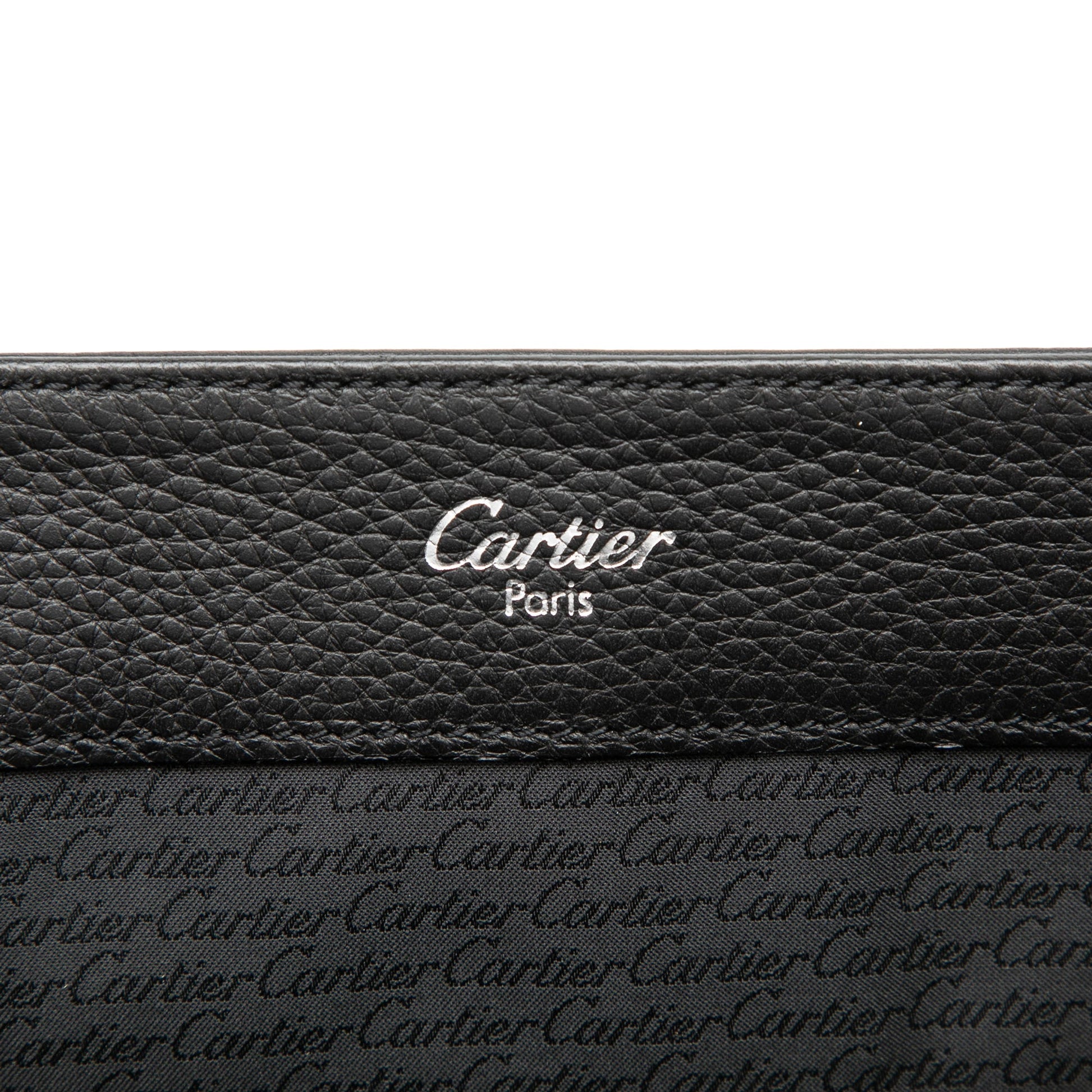 Cartier Grained Leather Pasha De Cartier Messenger Bag