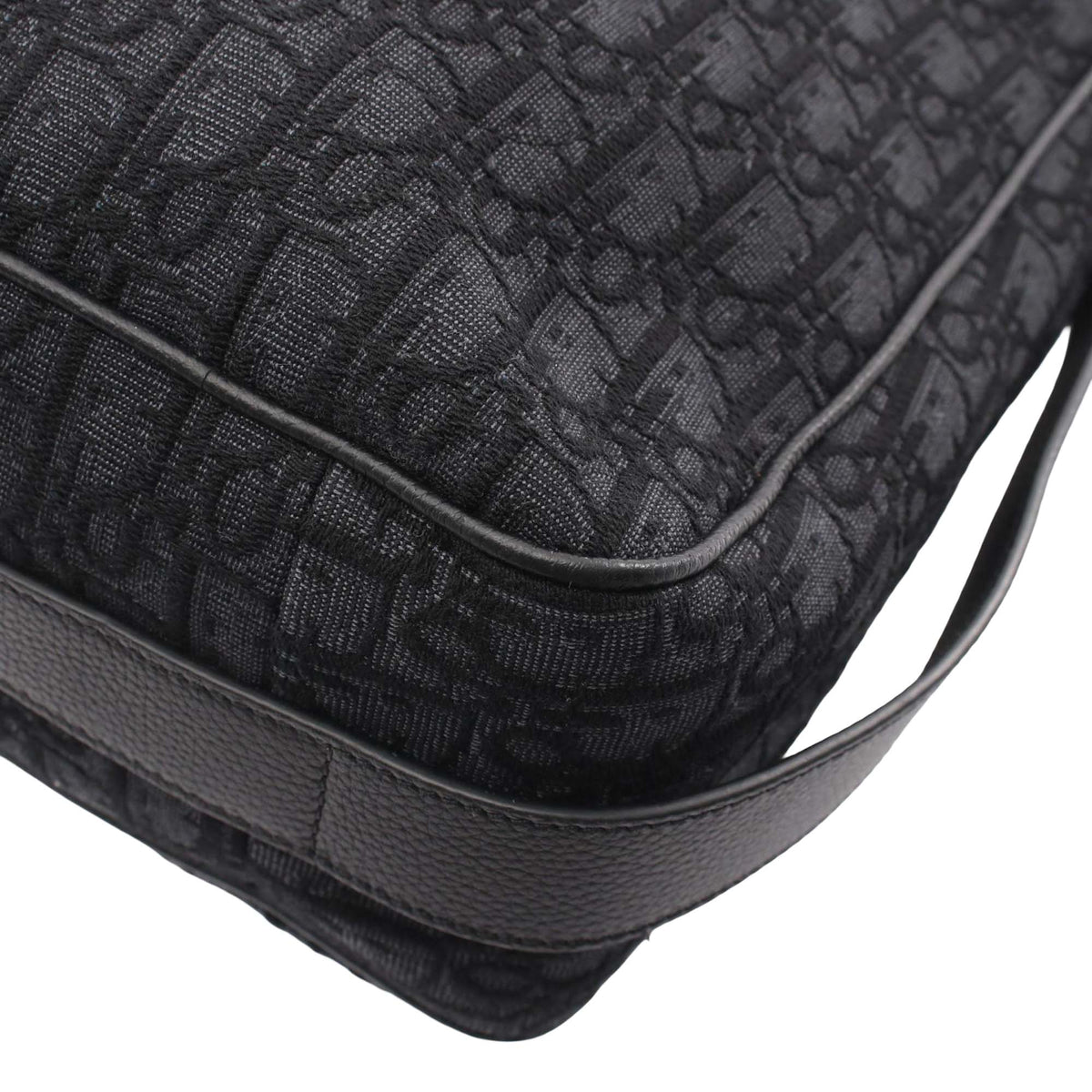 Dior Large Oblique Canvas Slider Zipped Hobo