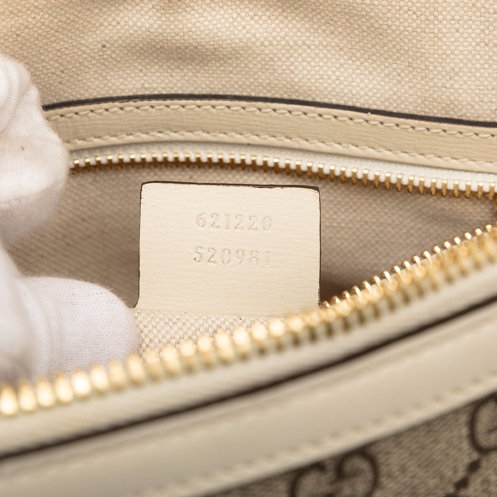 Gucci Small GG Supreme Horsebit 1955 Satchel