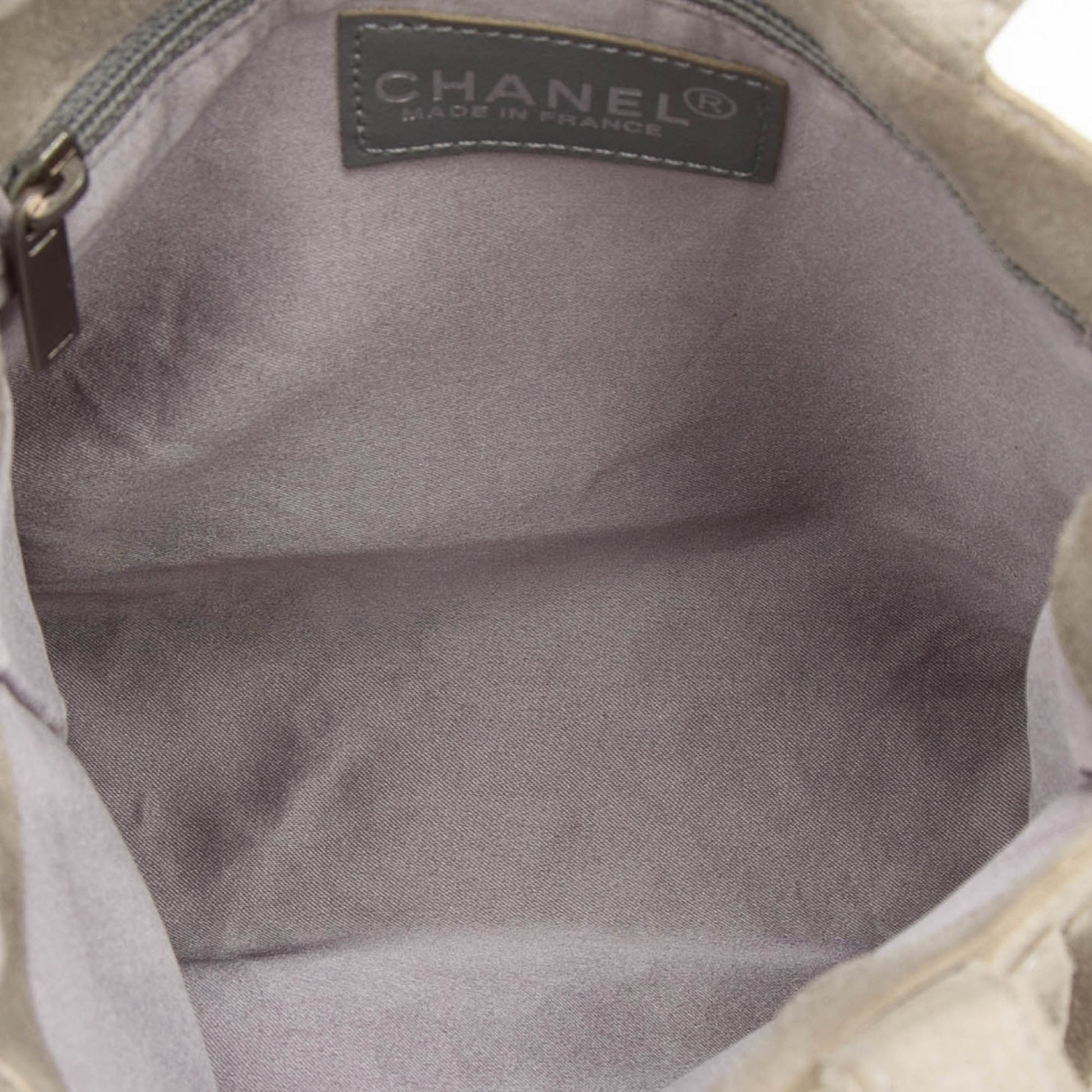 Chanel Mini Suede Studded Fringe Tote