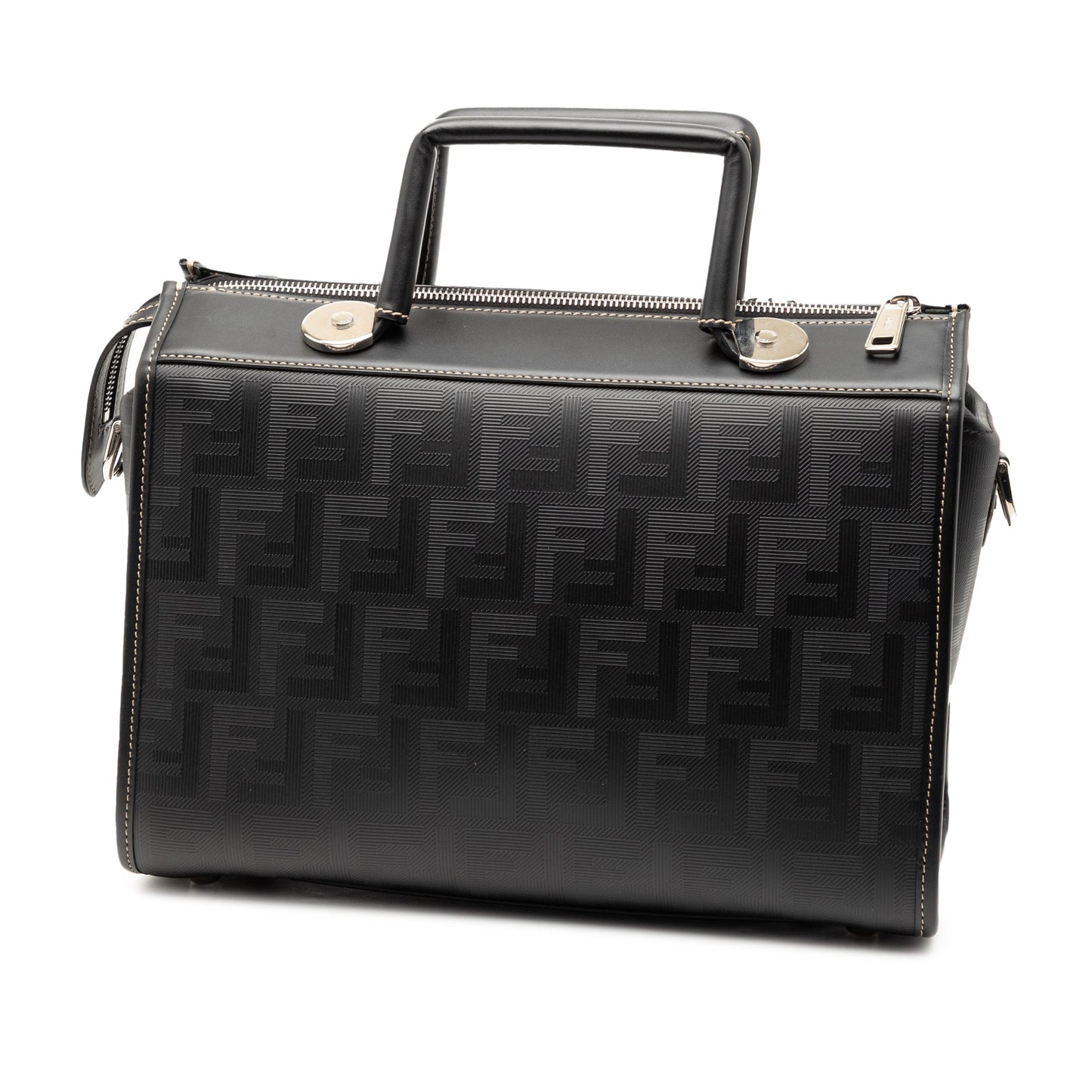 Fendi Zucca Coated Canvas Soft Trunk Satchel