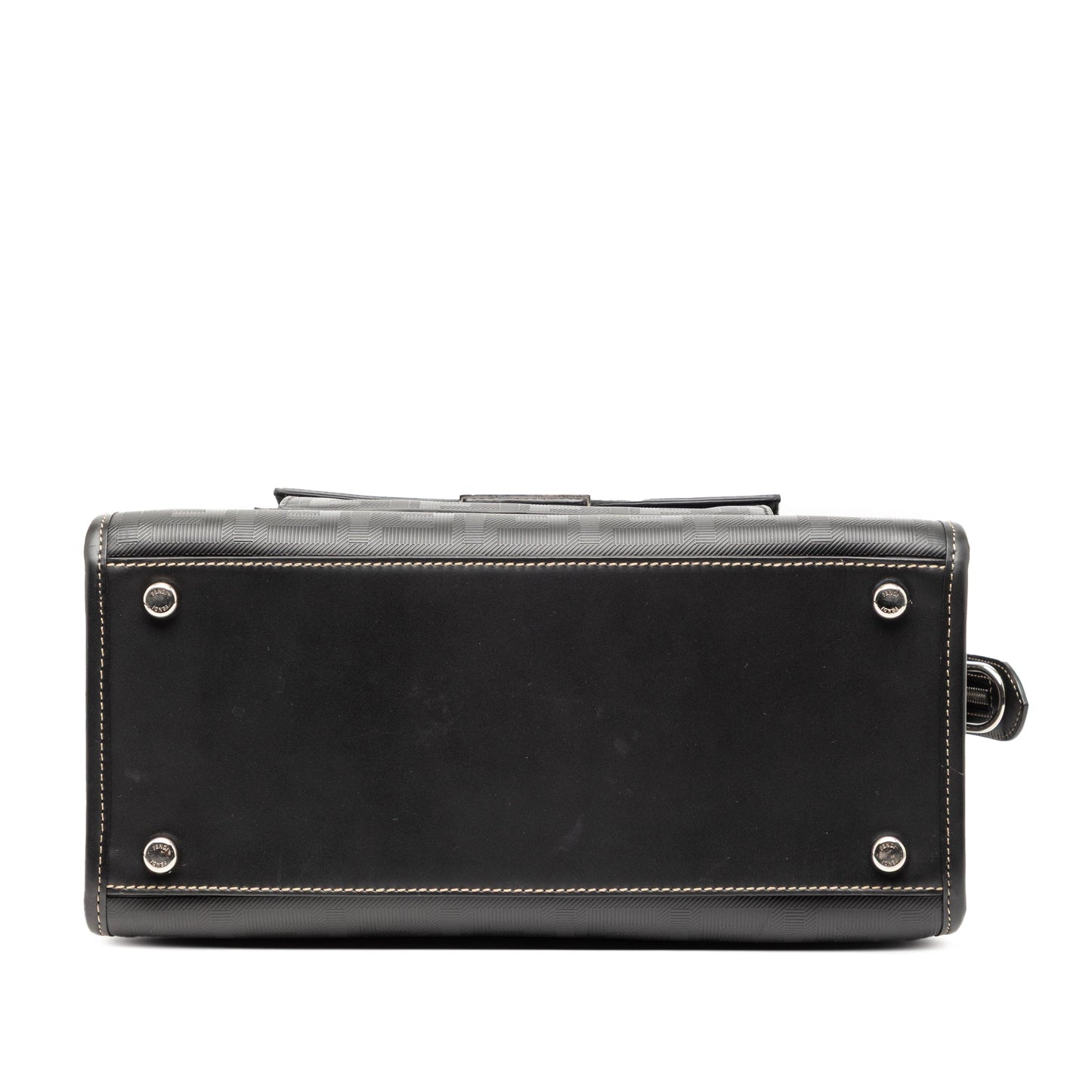 Fendi Zucca Coated Canvas Soft Trunk Satchel