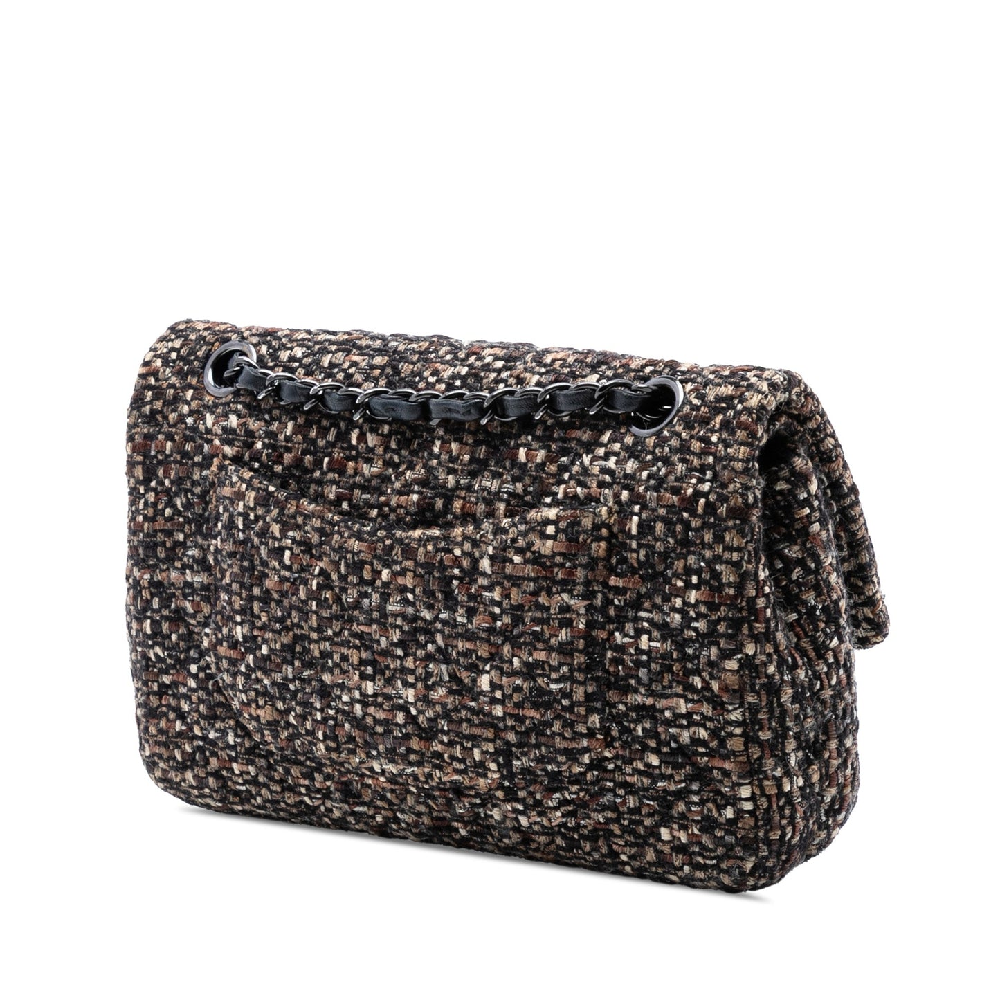 Chanel Medium Classic Tweed Double Flap