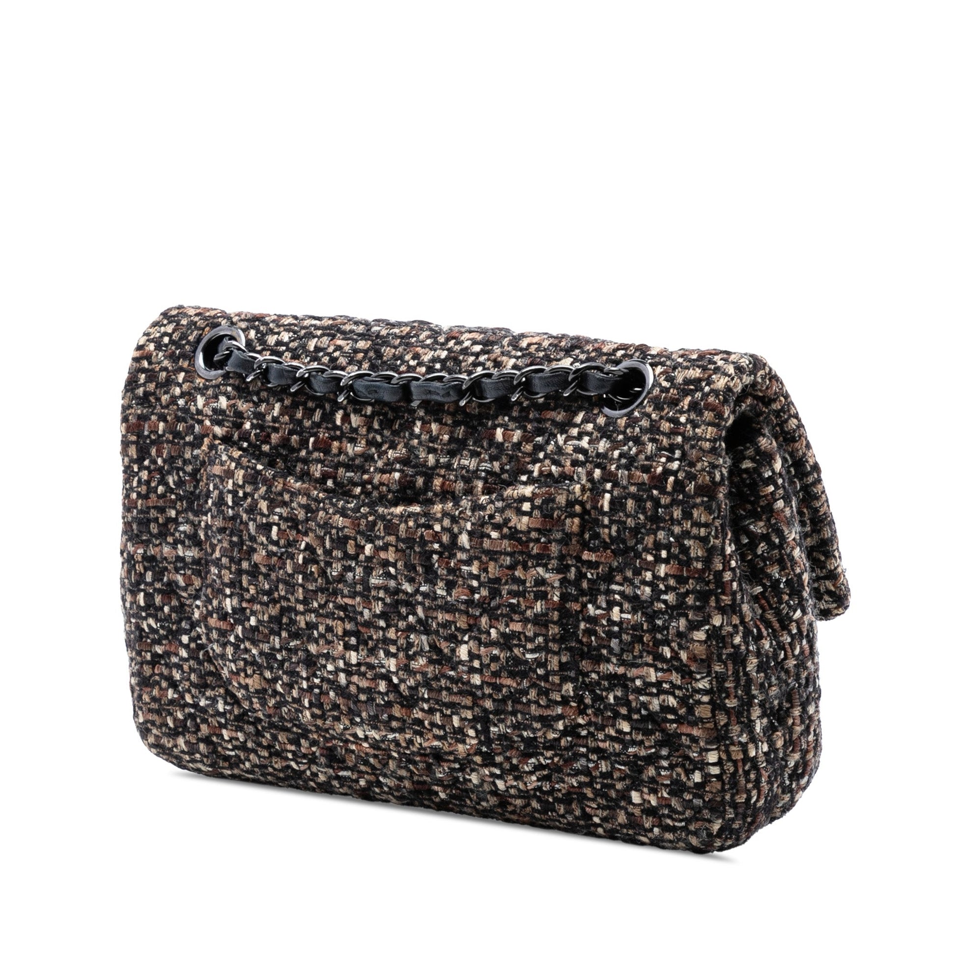 Chanel Medium Classic Tweed Double Flap