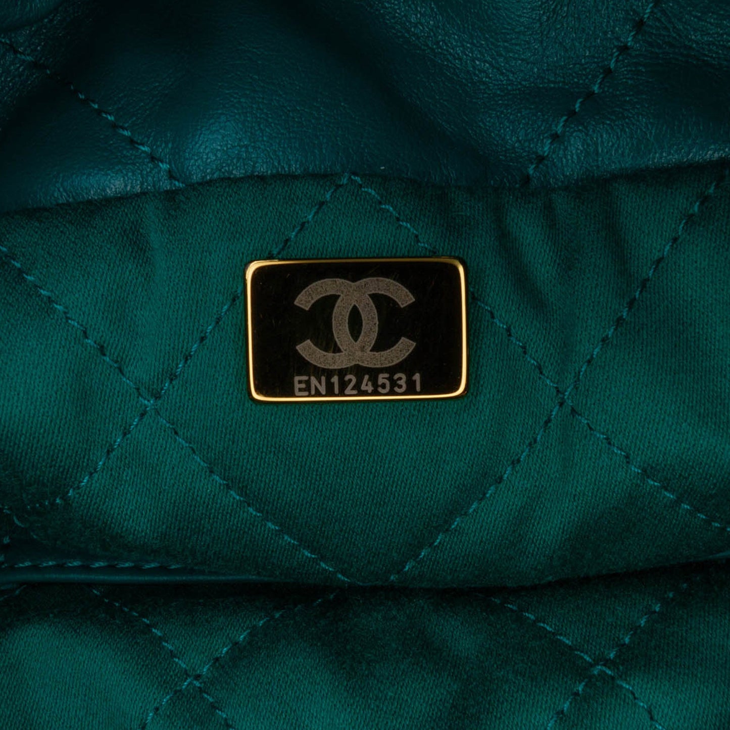 Chanel Mini Shiny Calfskin 22 Handbag