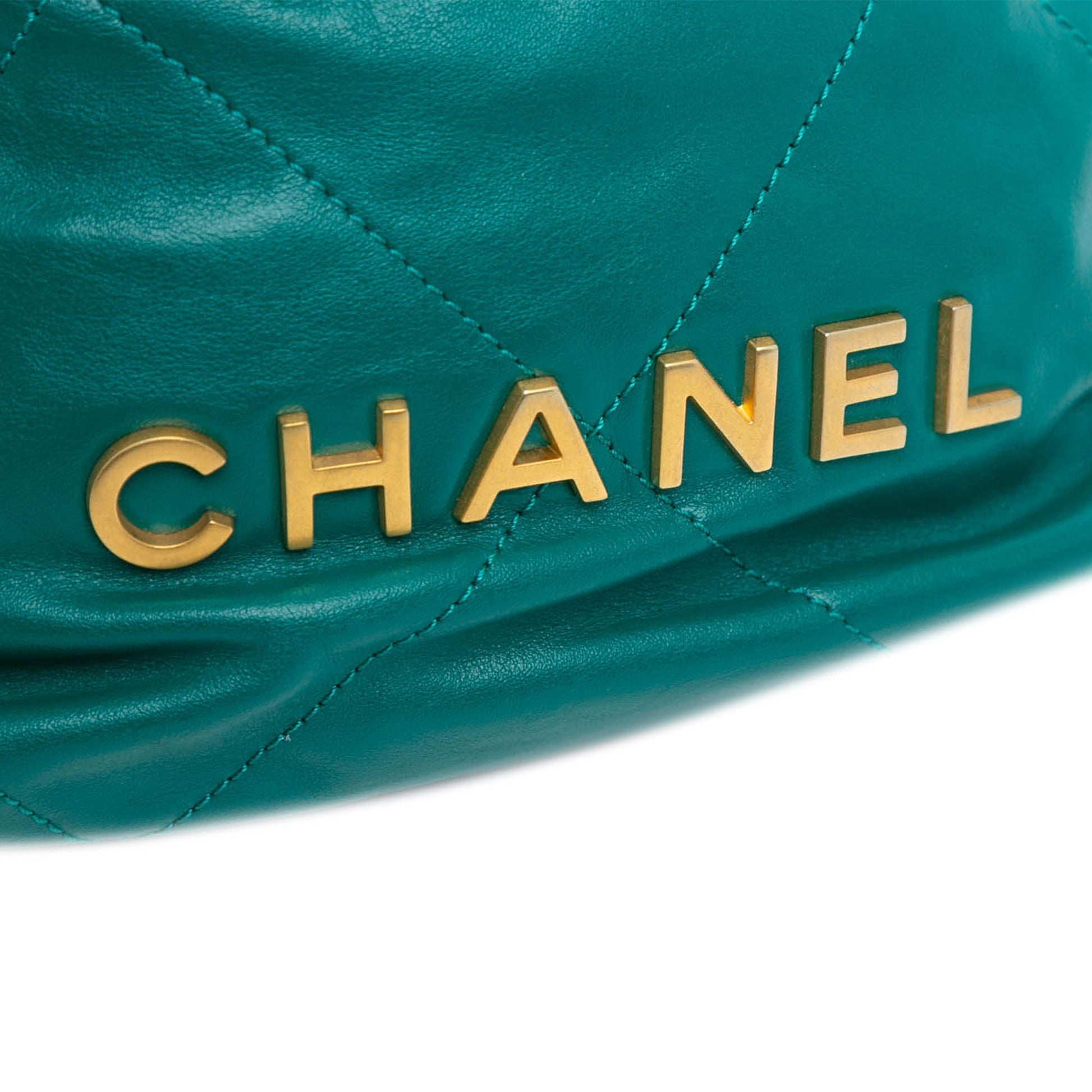 Chanel Mini Shiny Calfskin 22 Handbag